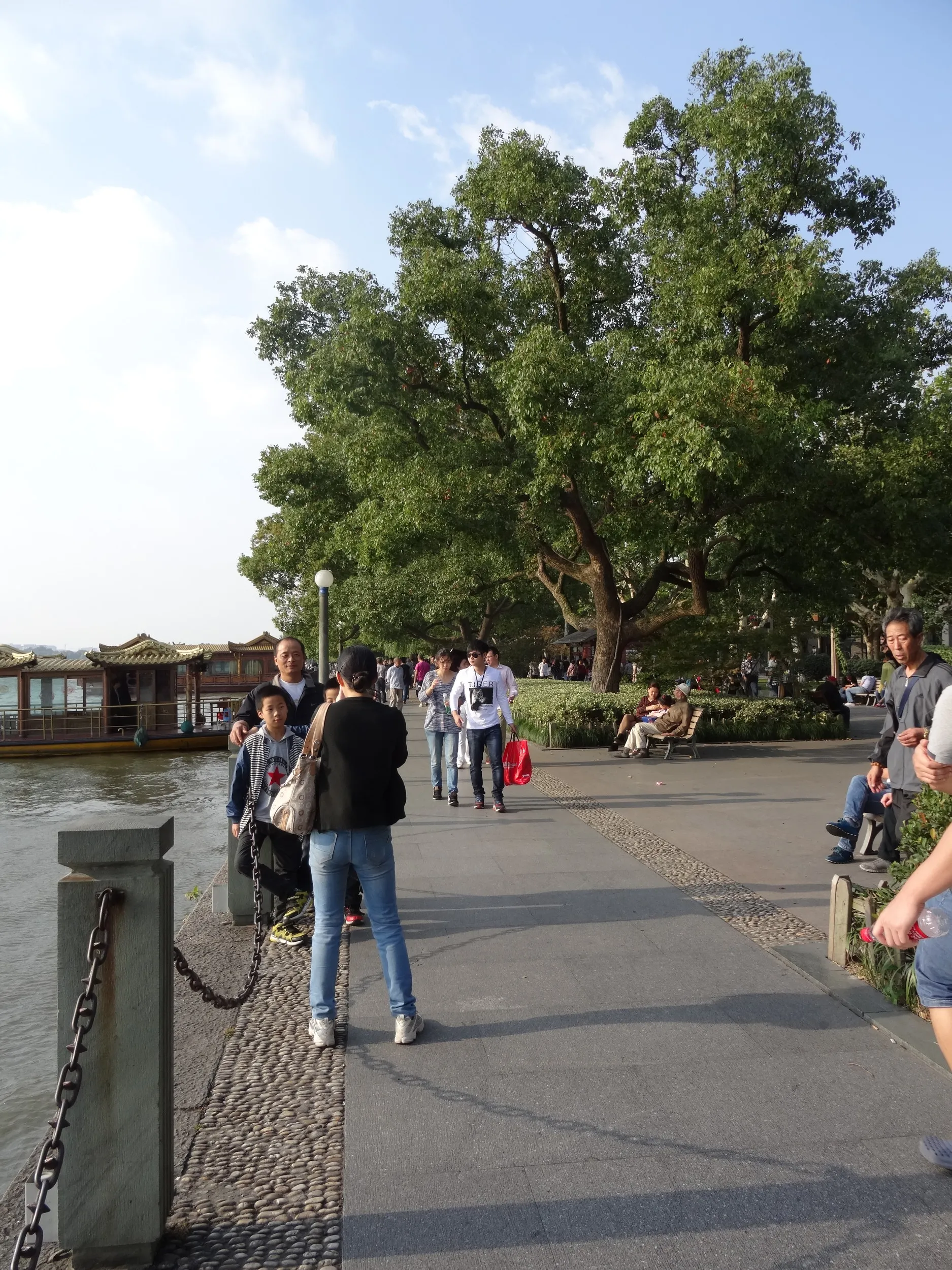 西湖でタイムラプス撮影