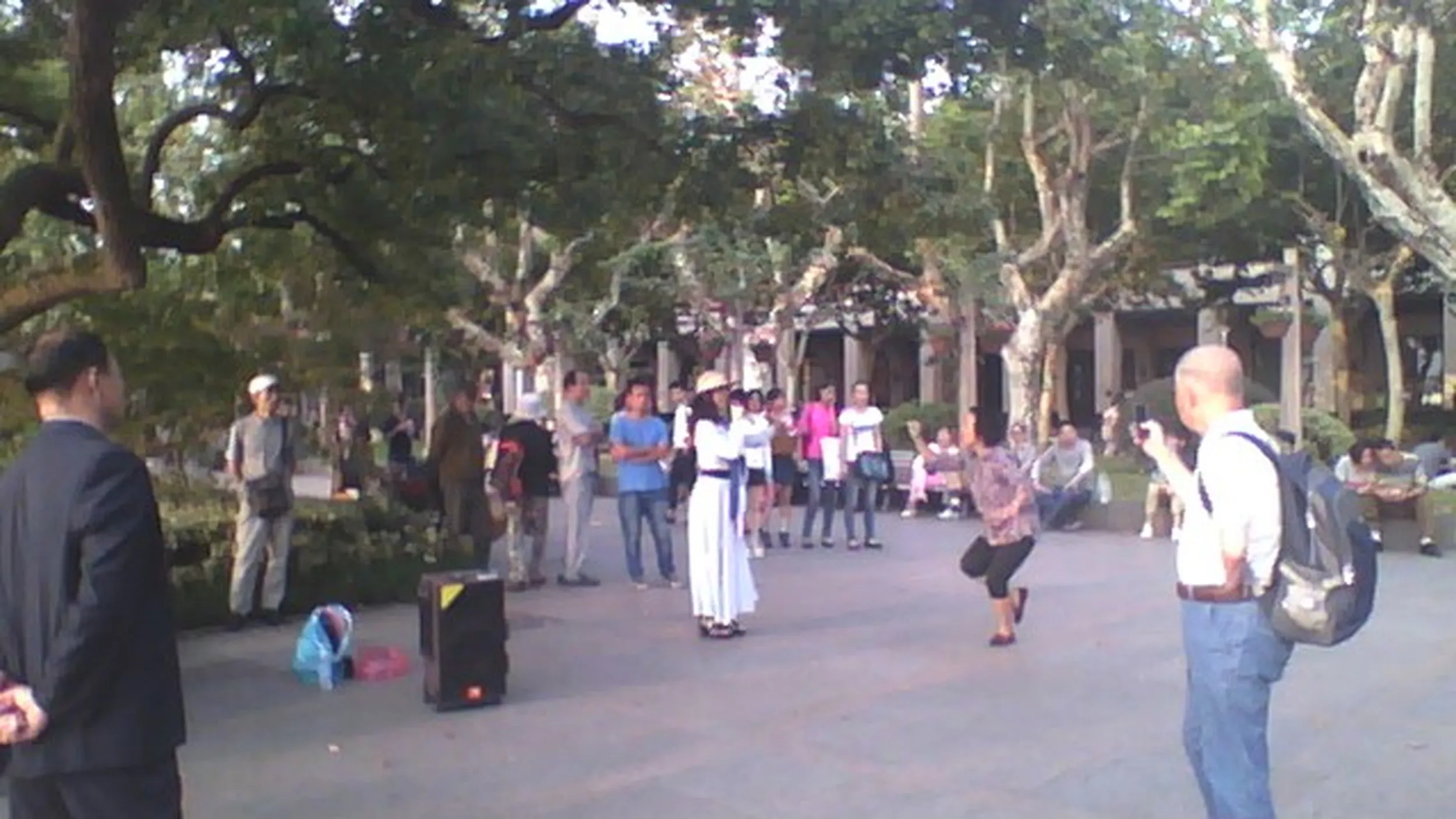 西湖でタイムラプス撮影