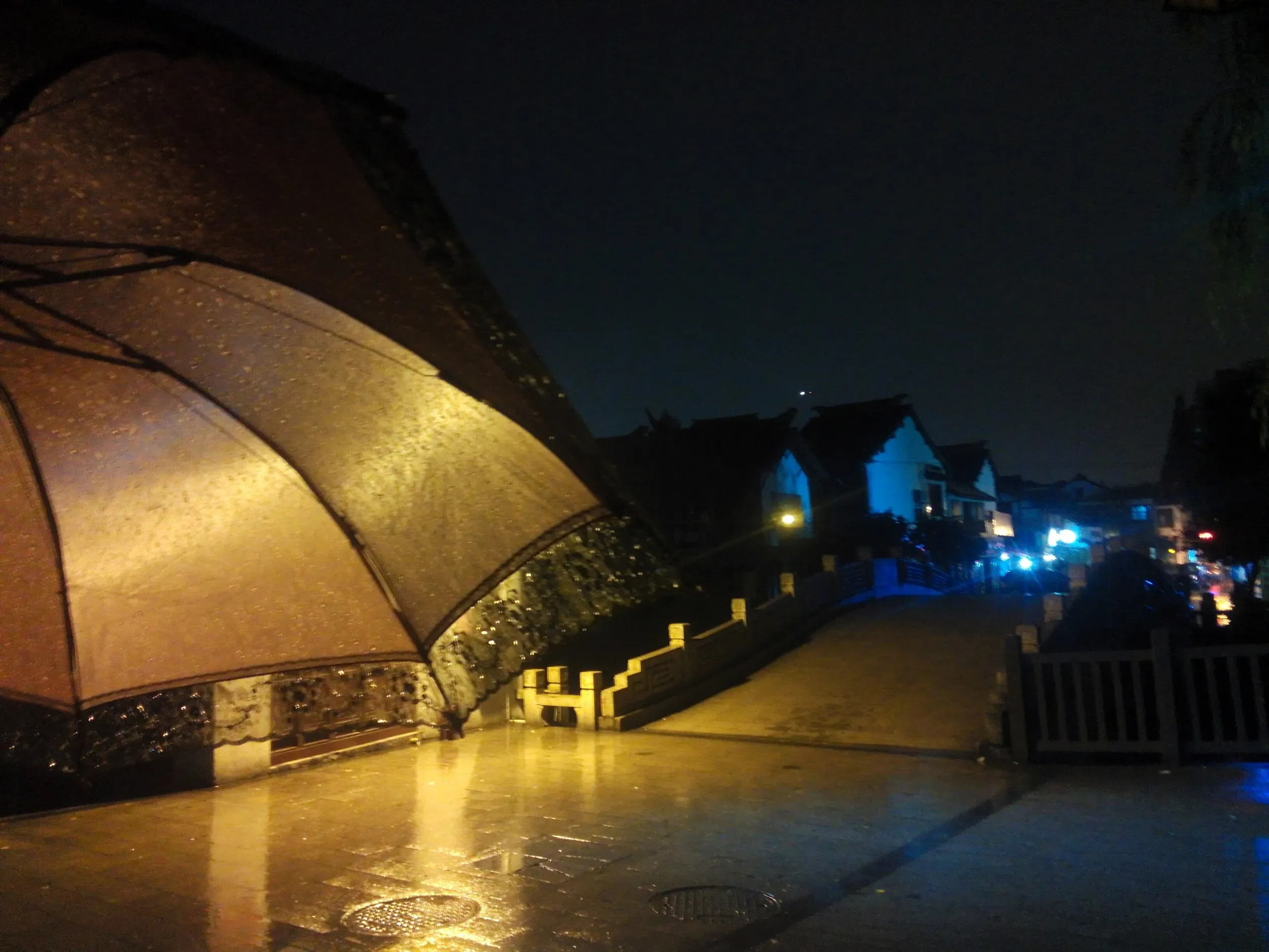 夜の七宝の帰り道