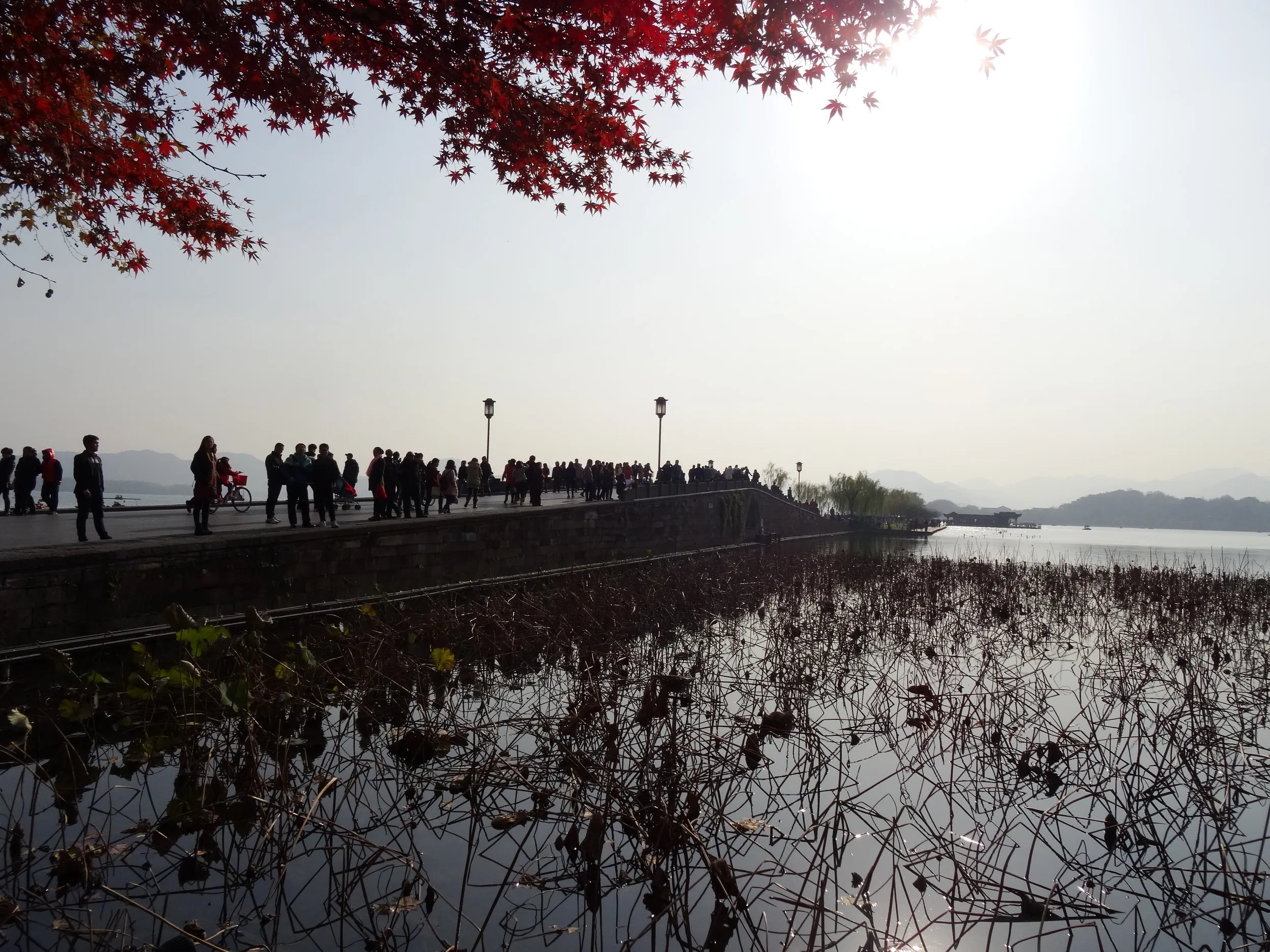 西湖の風景、断橋