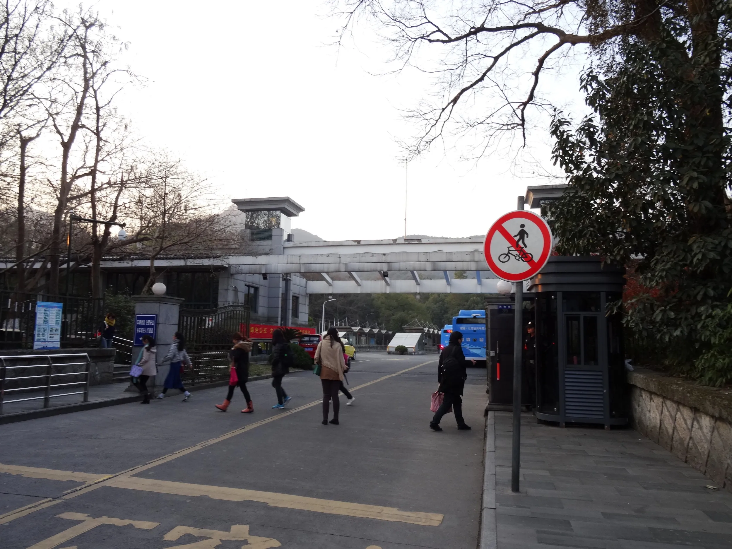 霊隠景観区周辺の風景