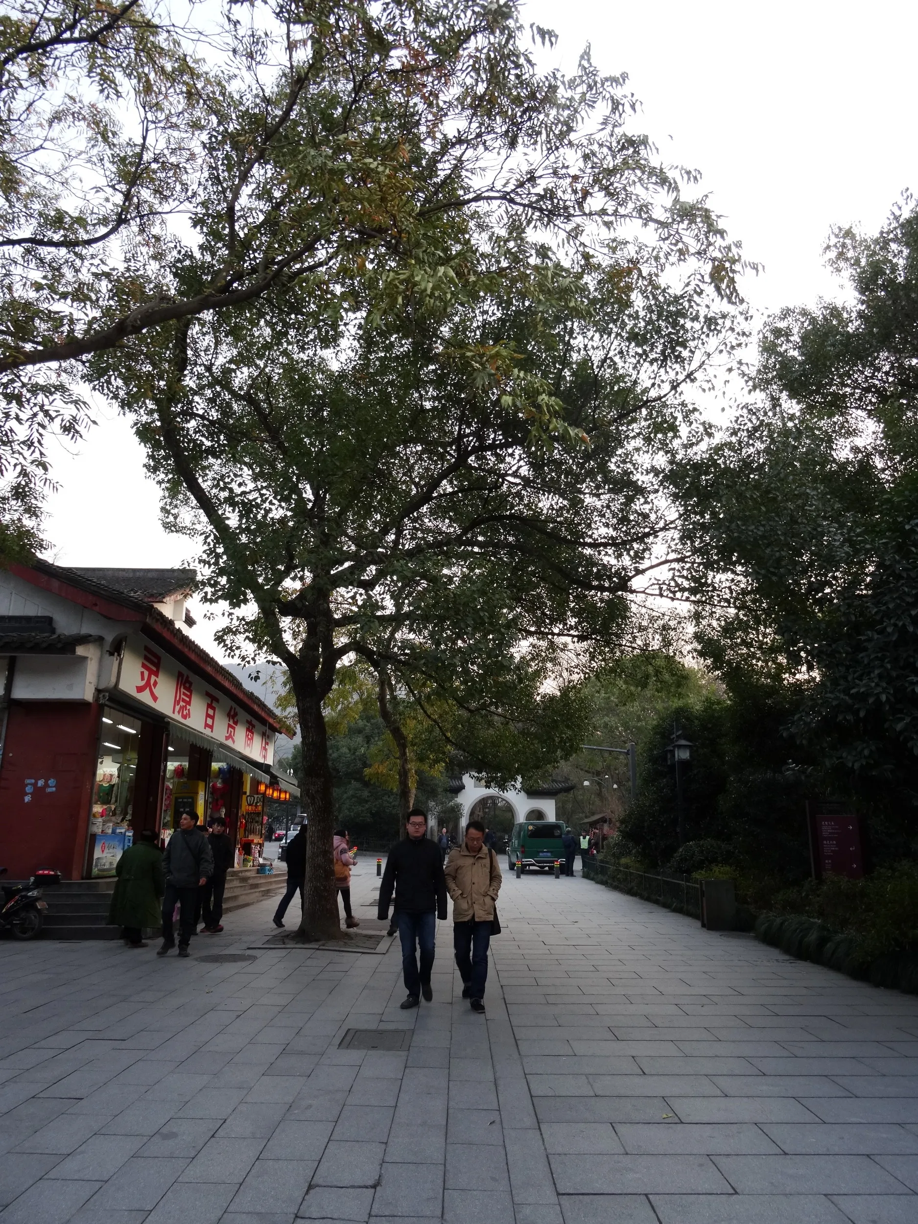 霊隠景観区周辺の風景