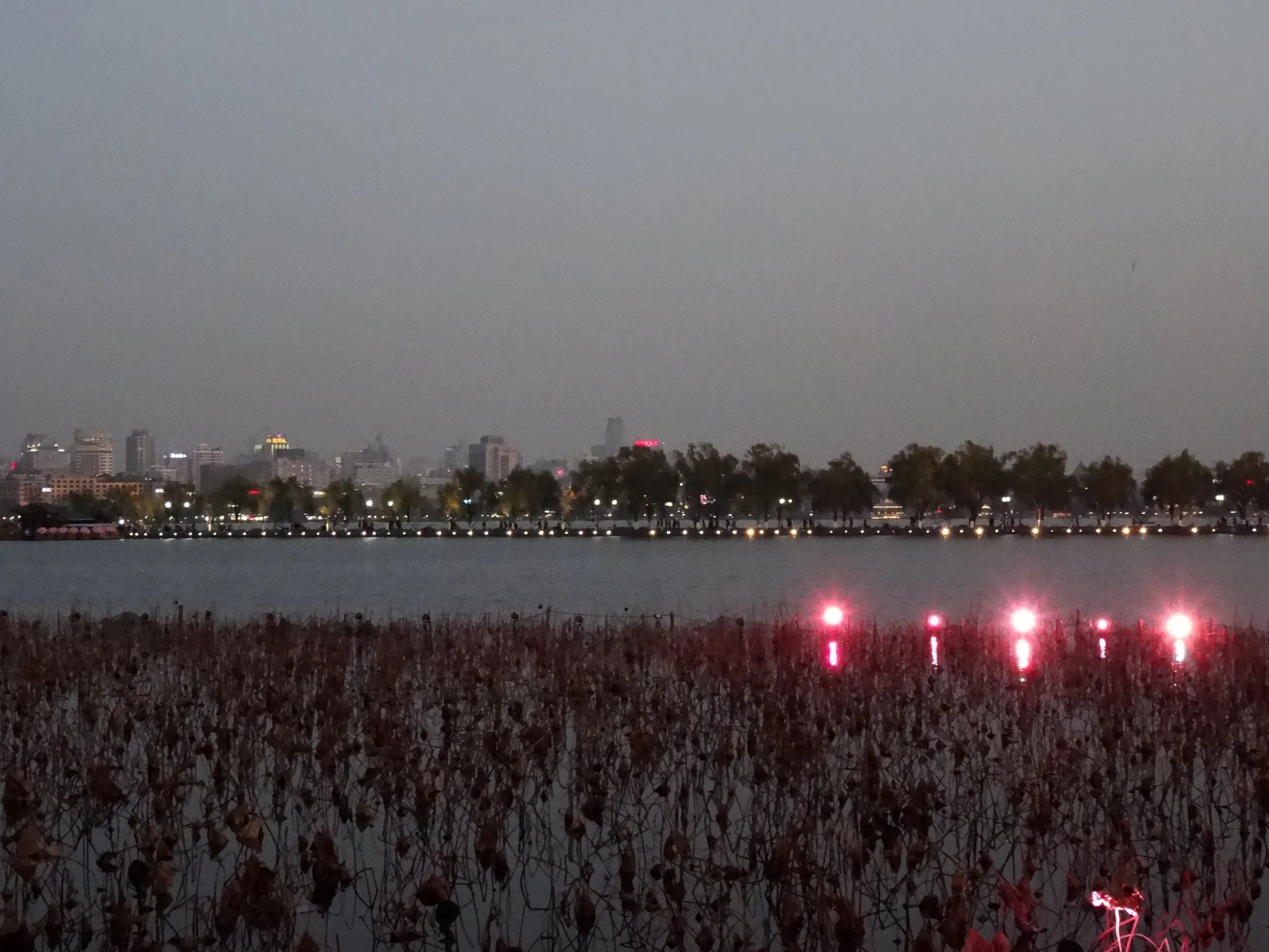 夜の杭州＆西湖