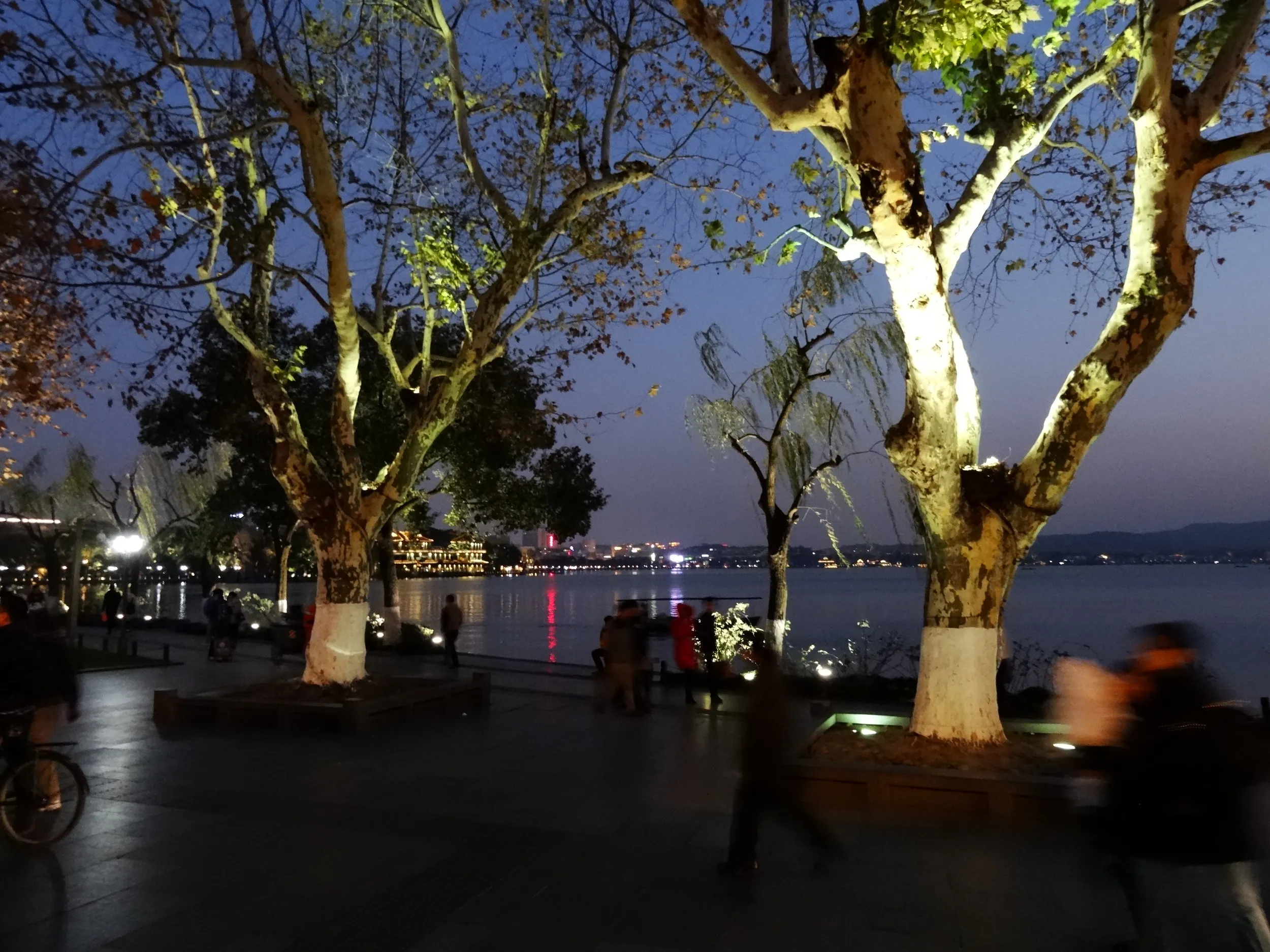 夜の杭州＆西湖