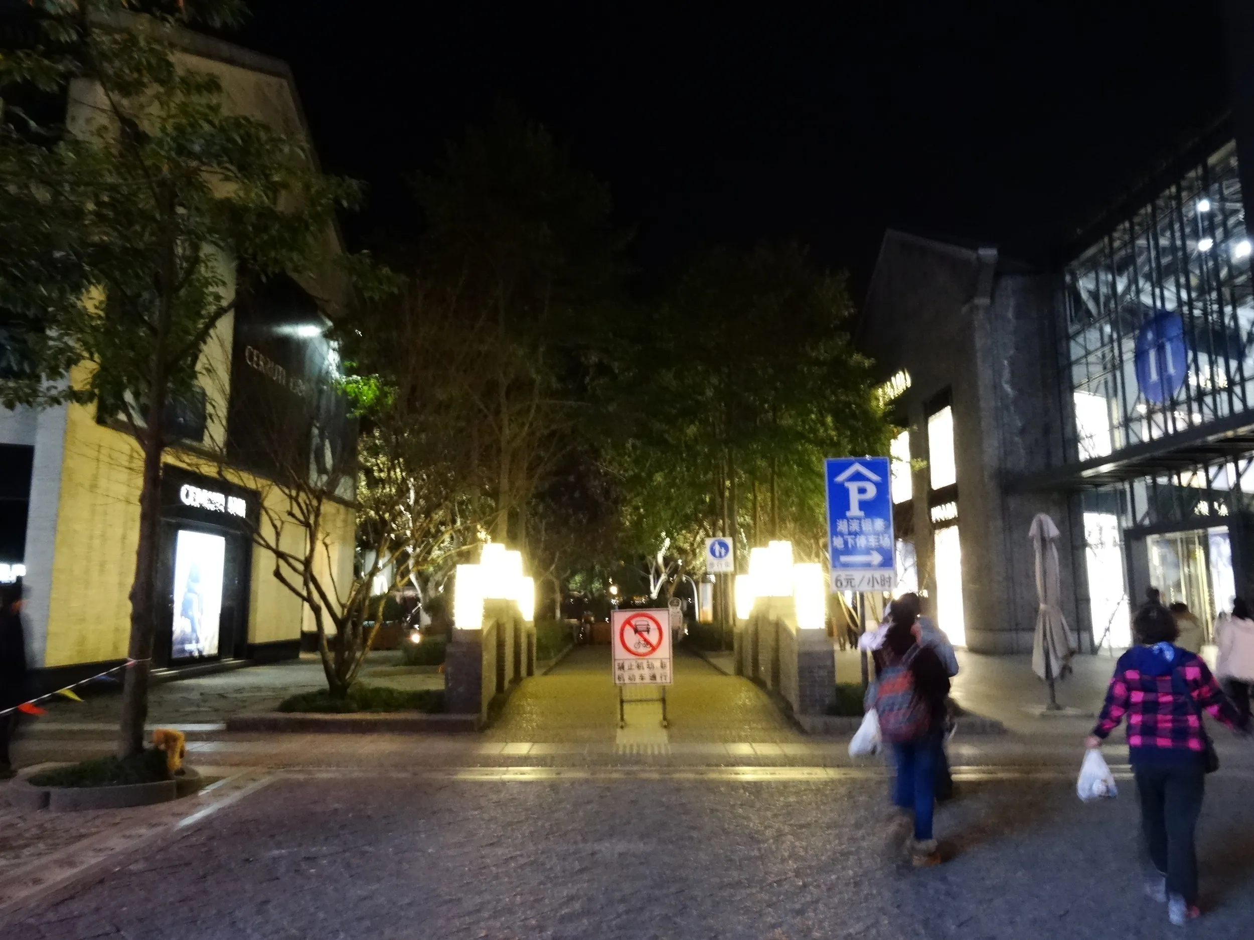 夜の杭州＆西湖