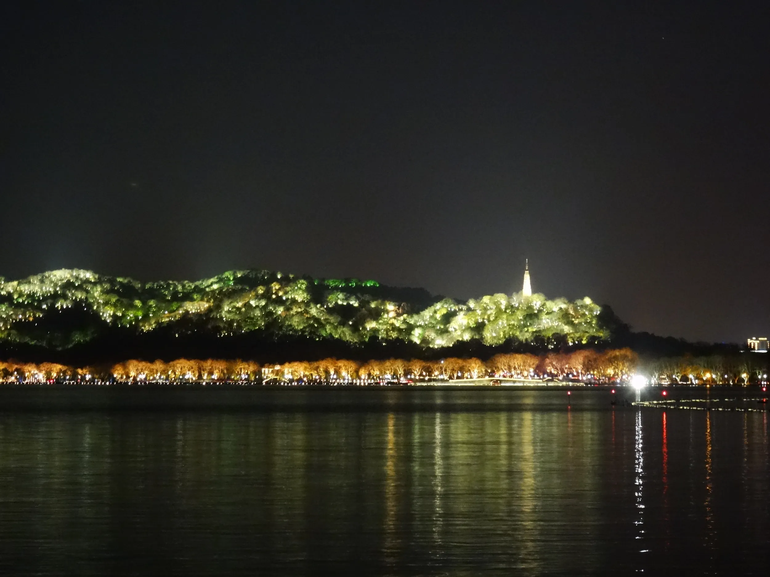 夜の杭州＆西湖