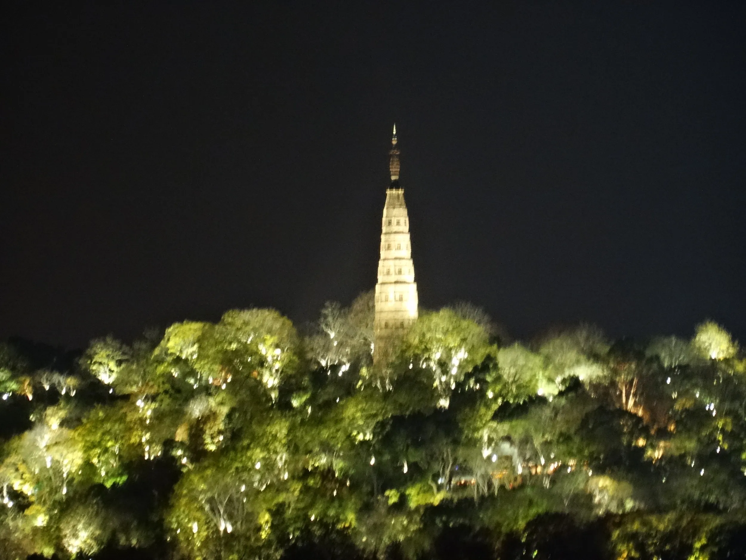 夜の杭州＆西湖