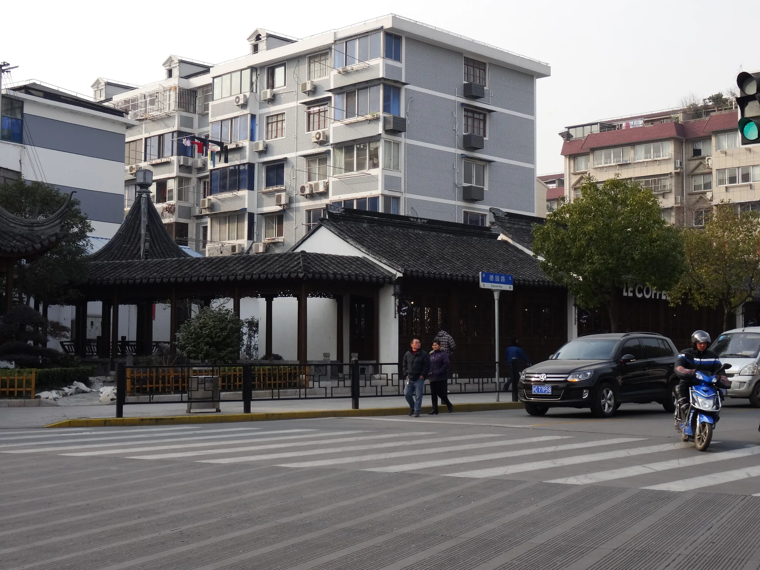 南翔老街付近の風景