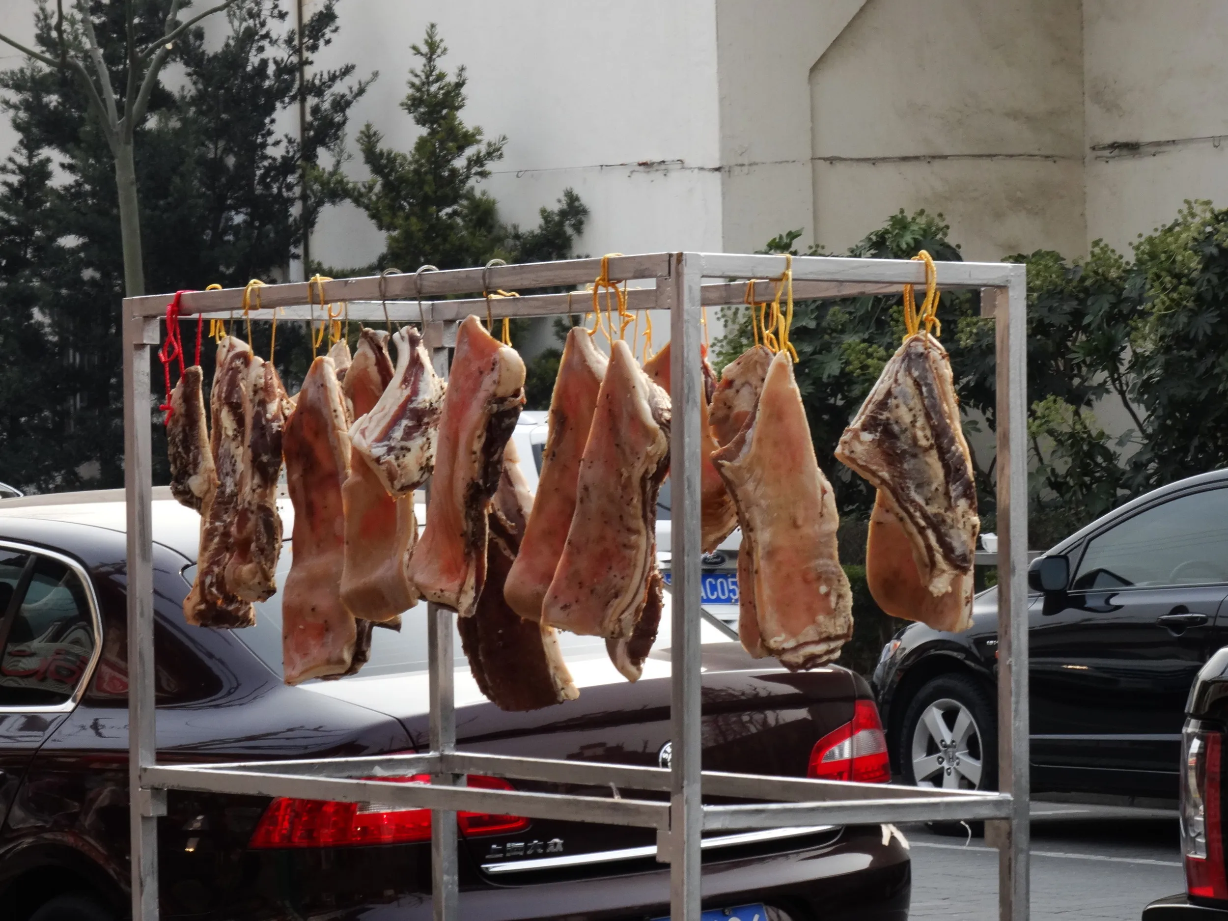 南翔老街、歩行者天国付近の風景