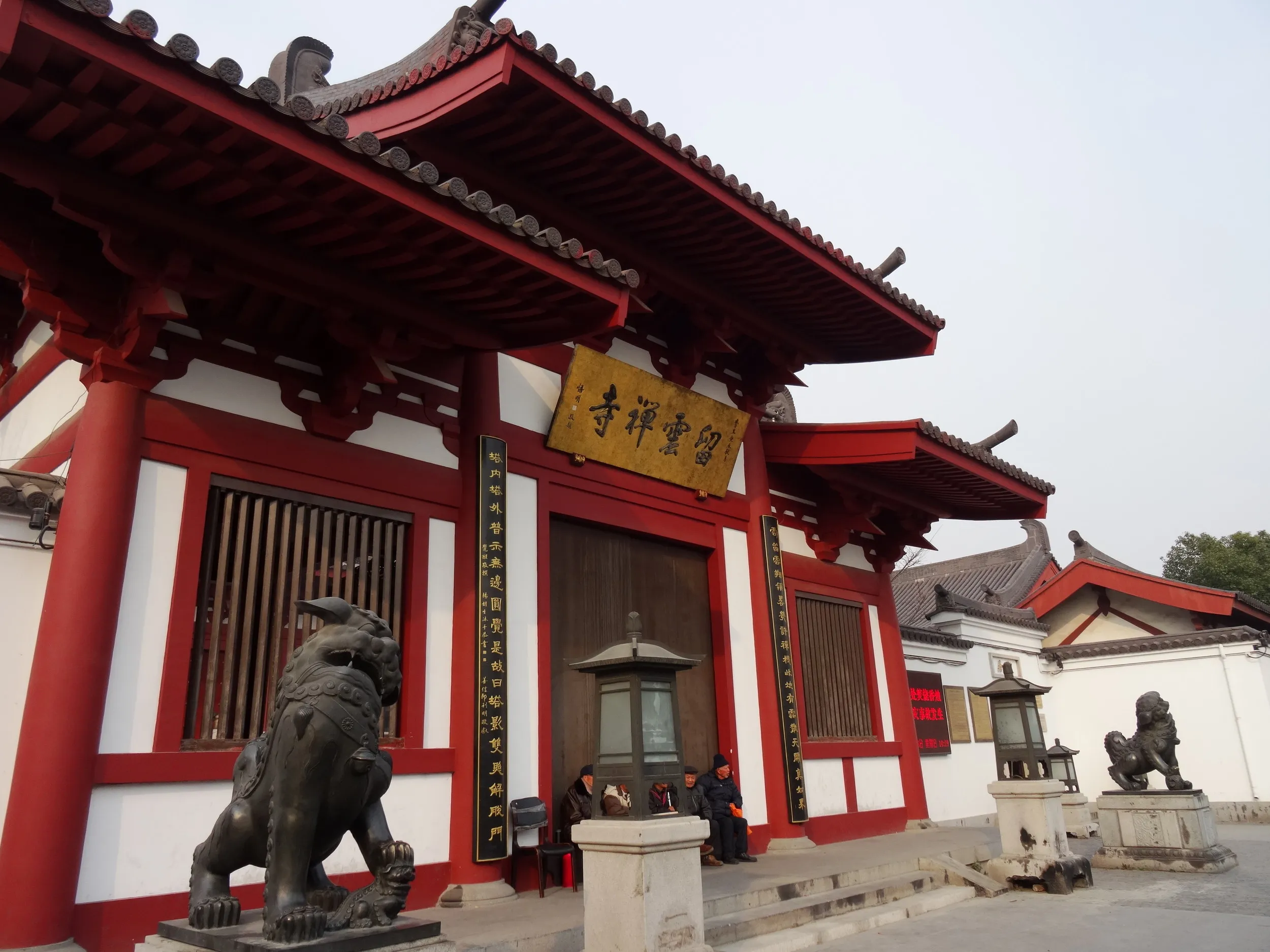 南翔老街、歩行者天国を観光