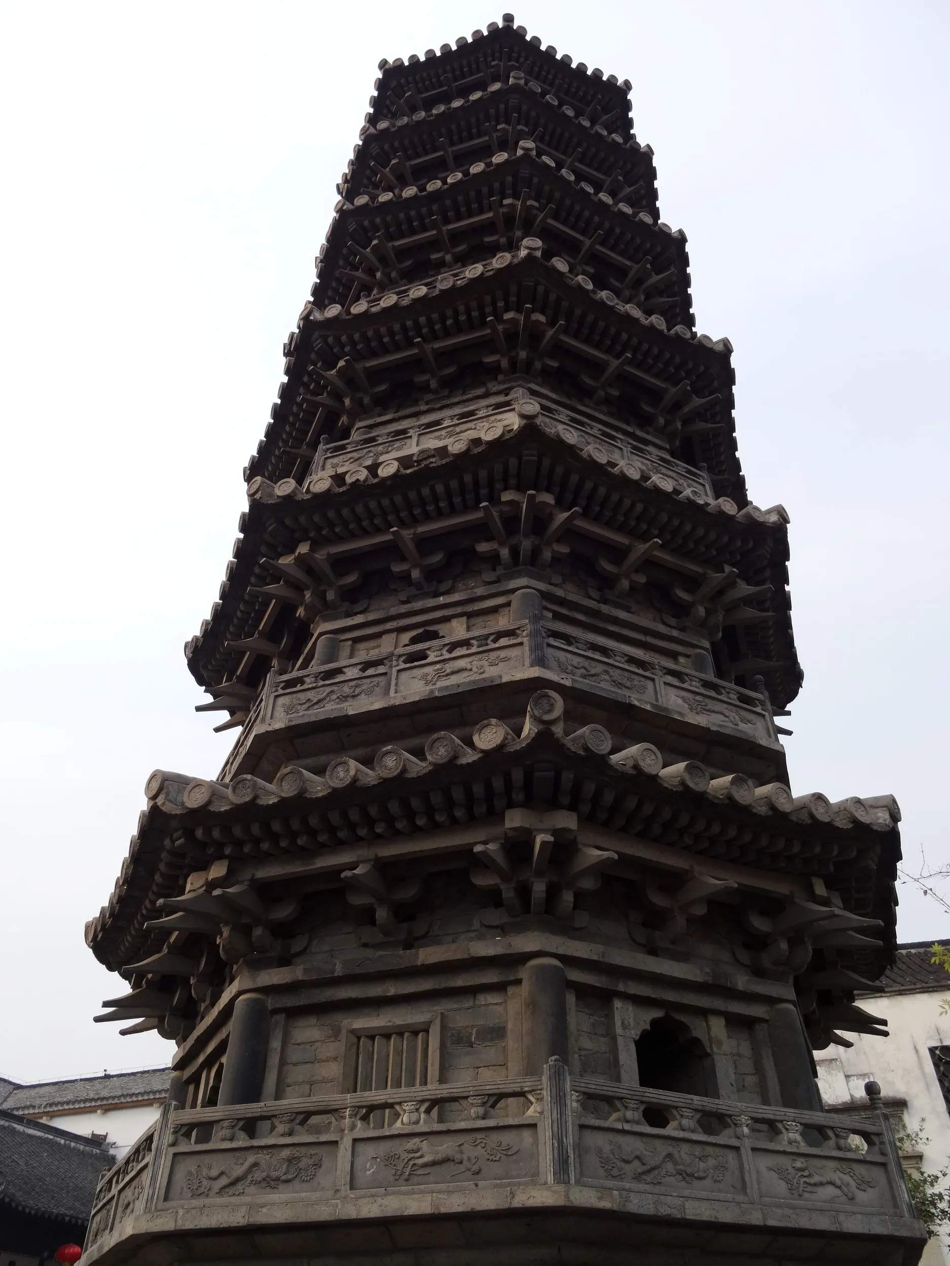 南翔老街、歩行者天国を観光