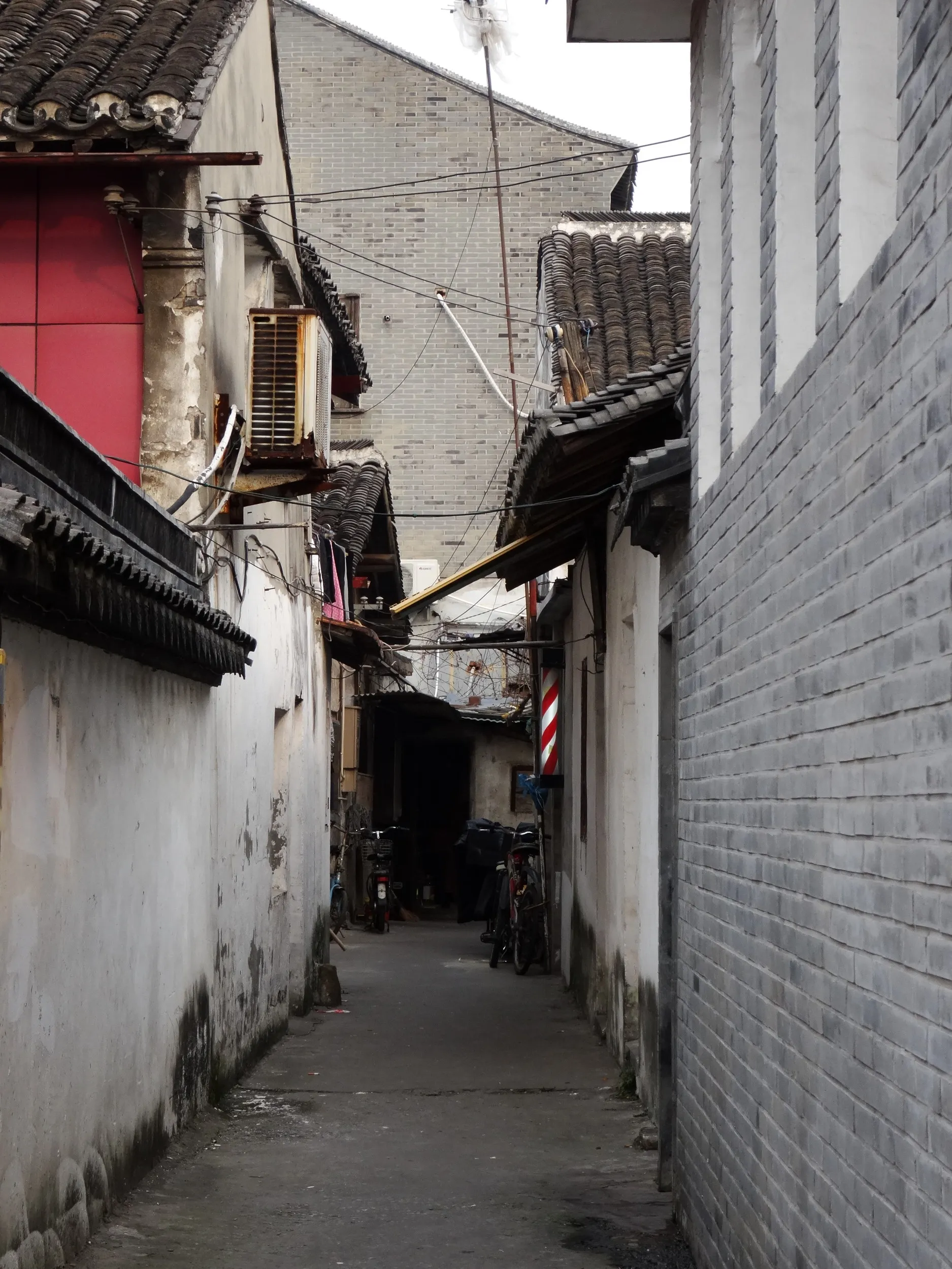 南翔老街、歩行者天国を観光