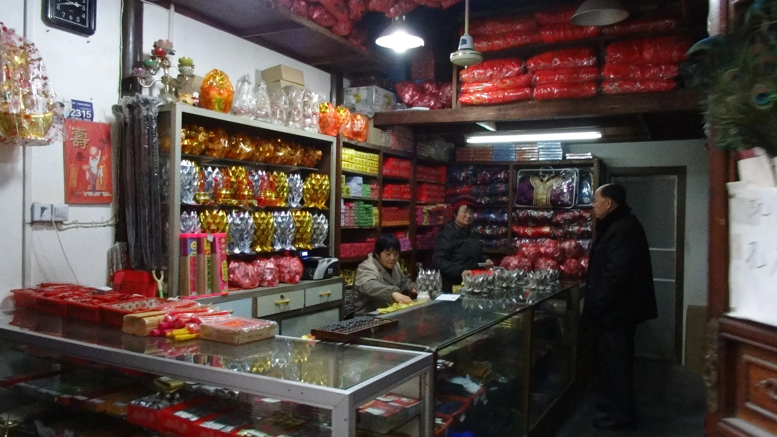 南翔老街、歩行者天国を観光