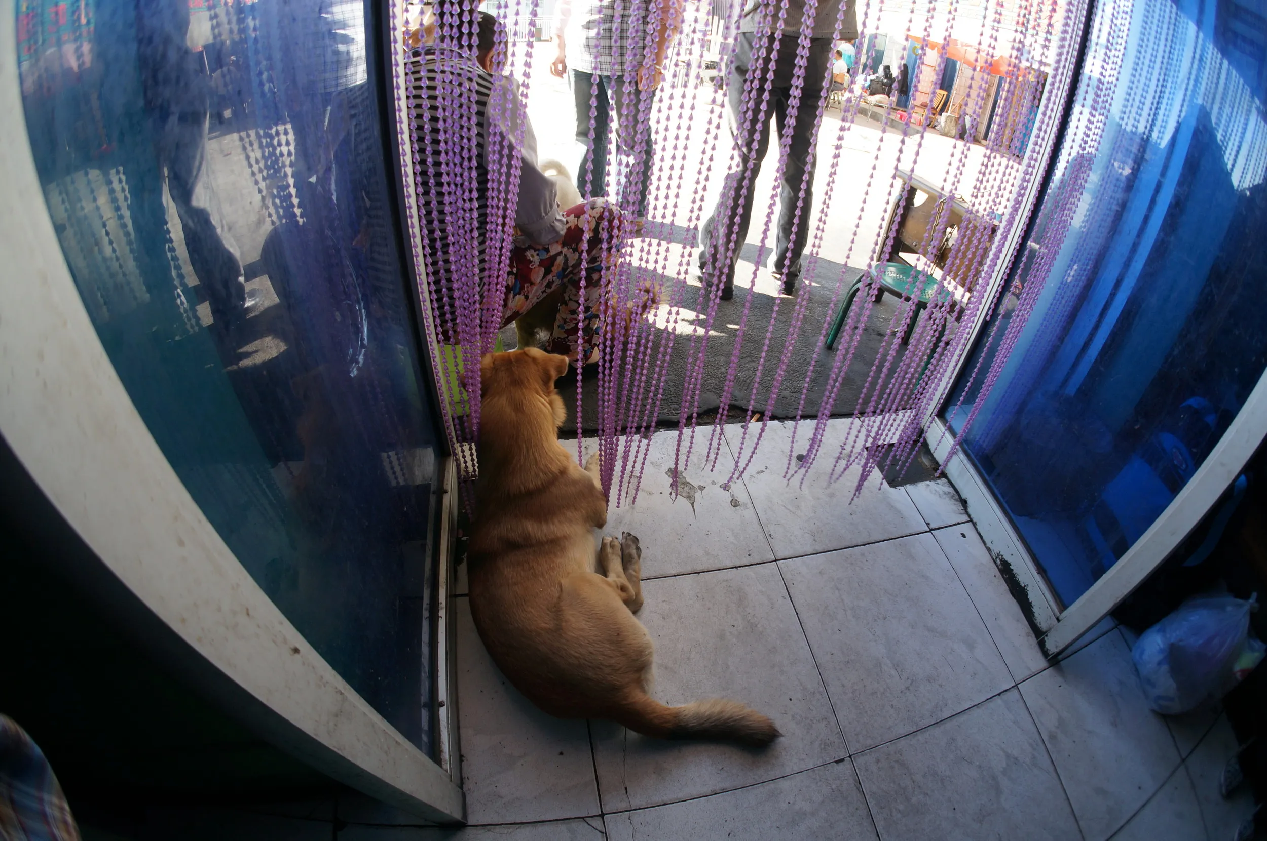 トルファン（吐魯番）駅前