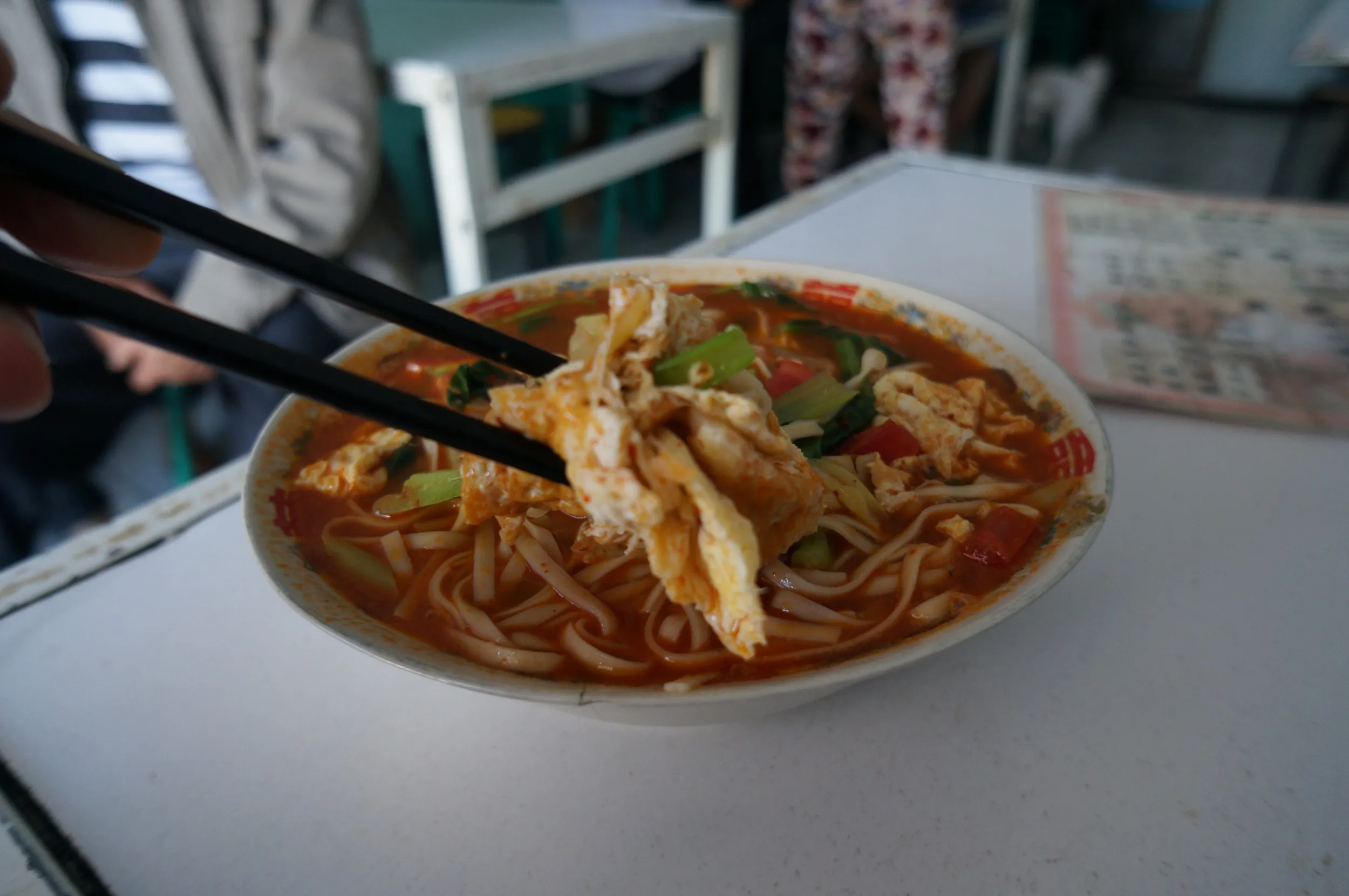 トマトと卵の炒め麺