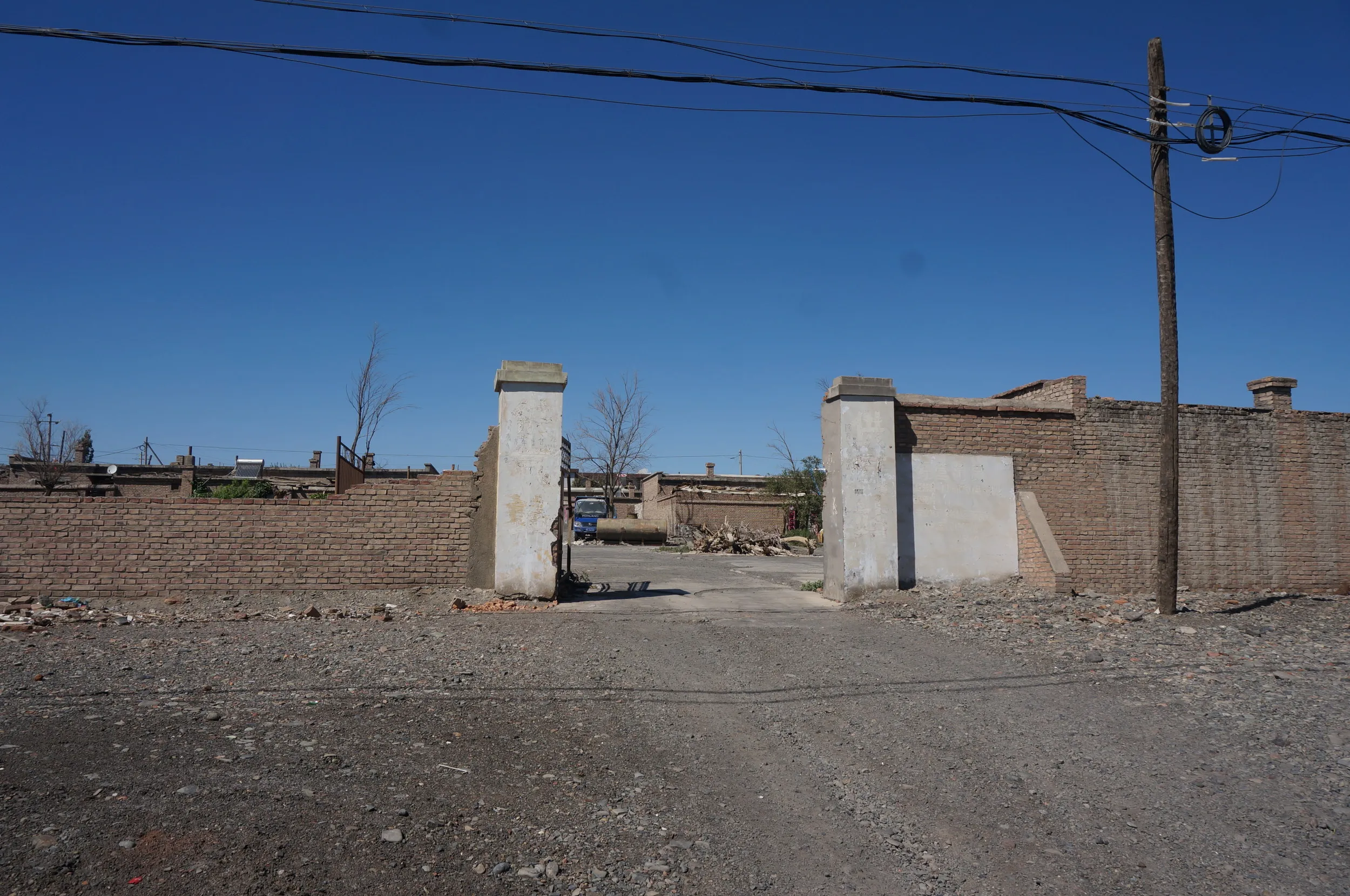 太陽光発電システムの街灯