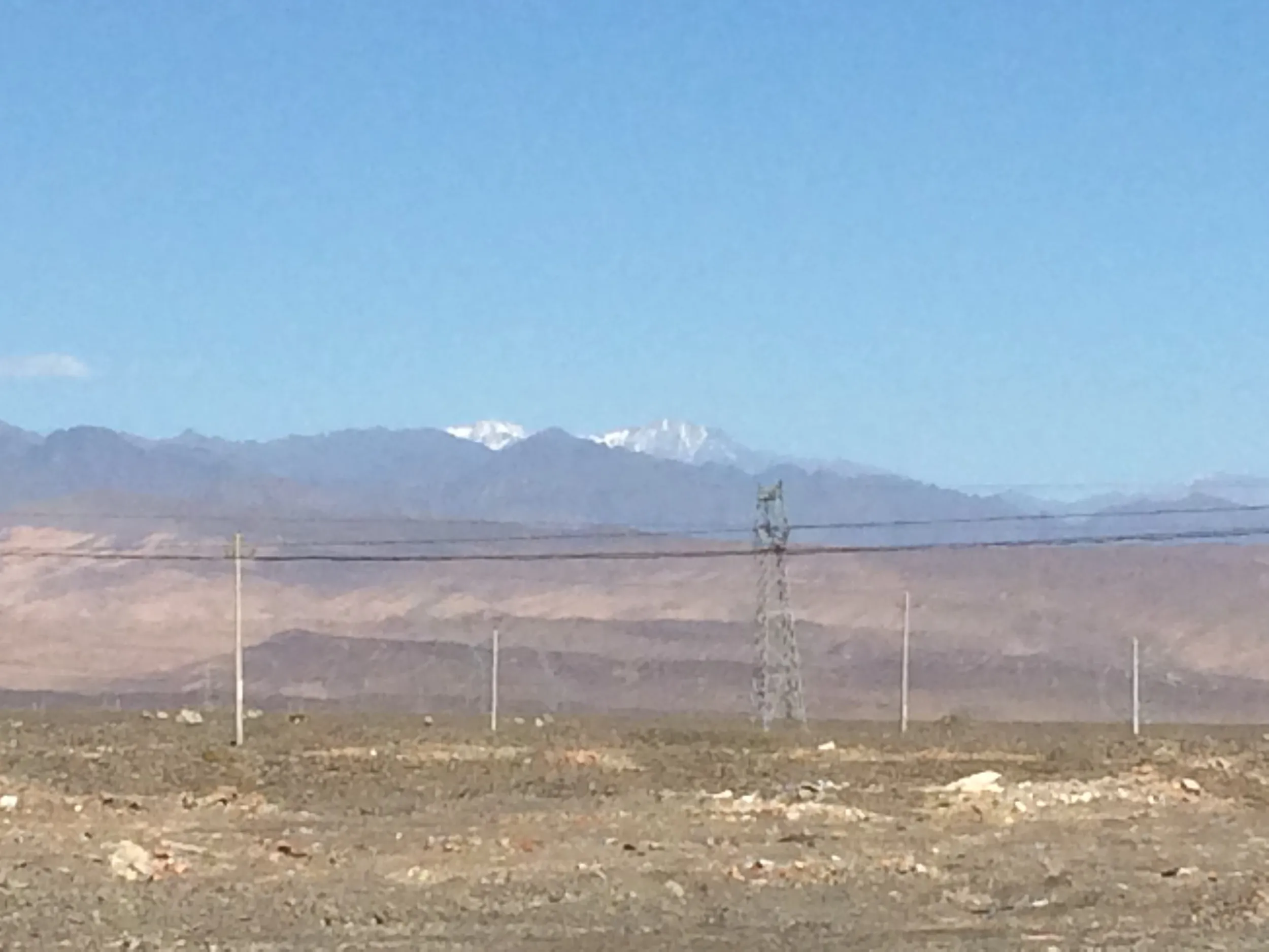 砂漠地帯を散歩