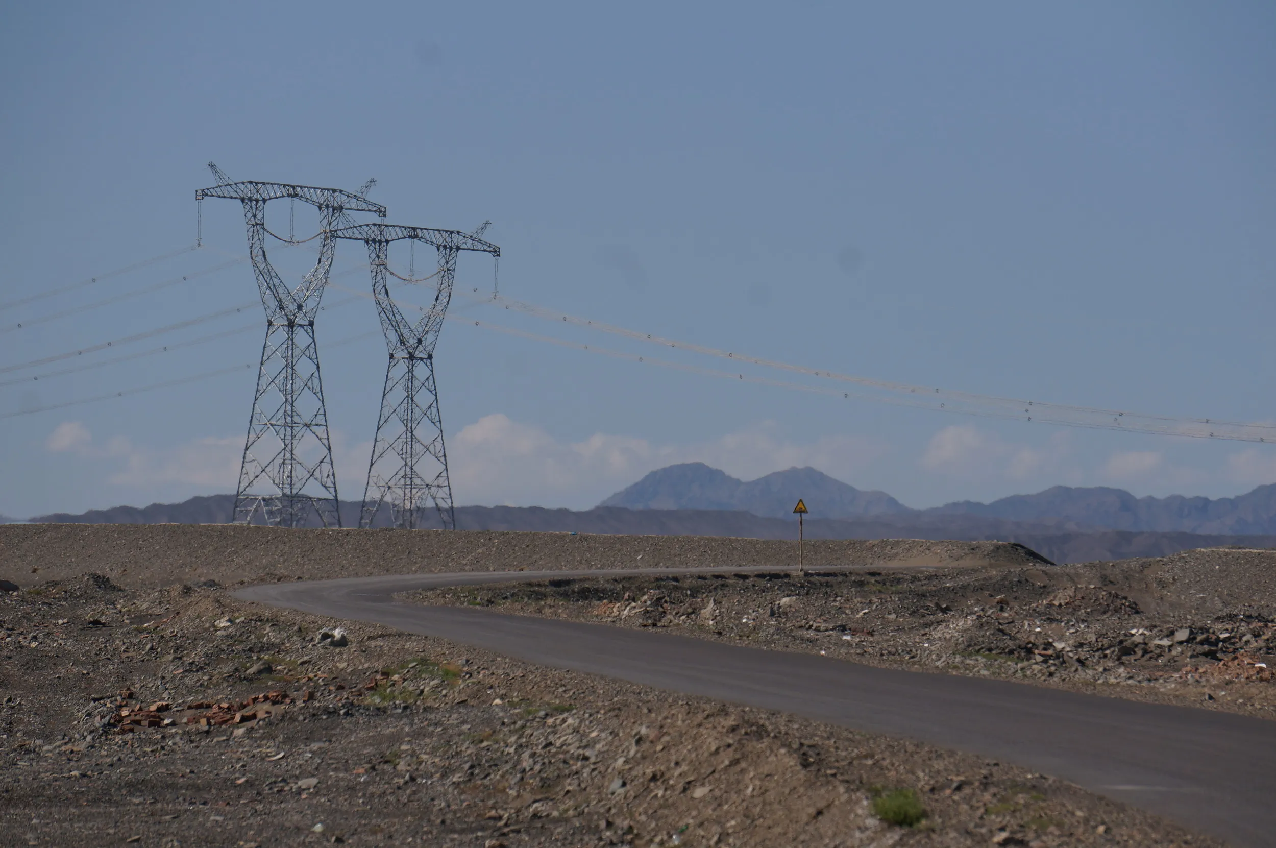 砂漠地帯を散歩