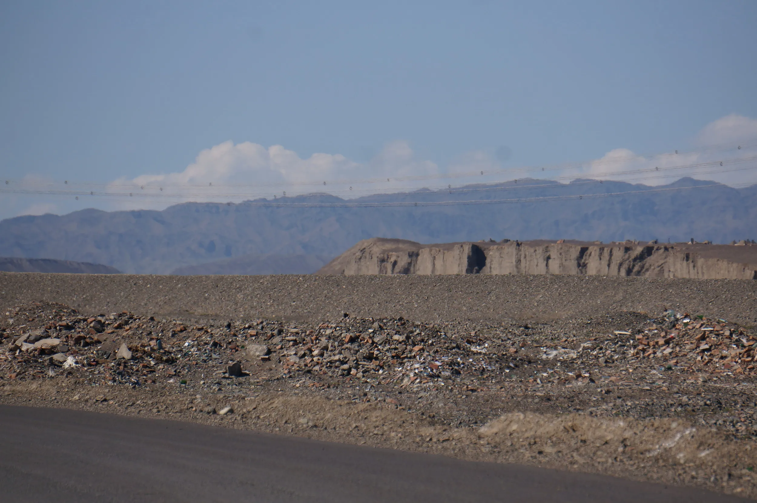 砂漠地帯を散歩