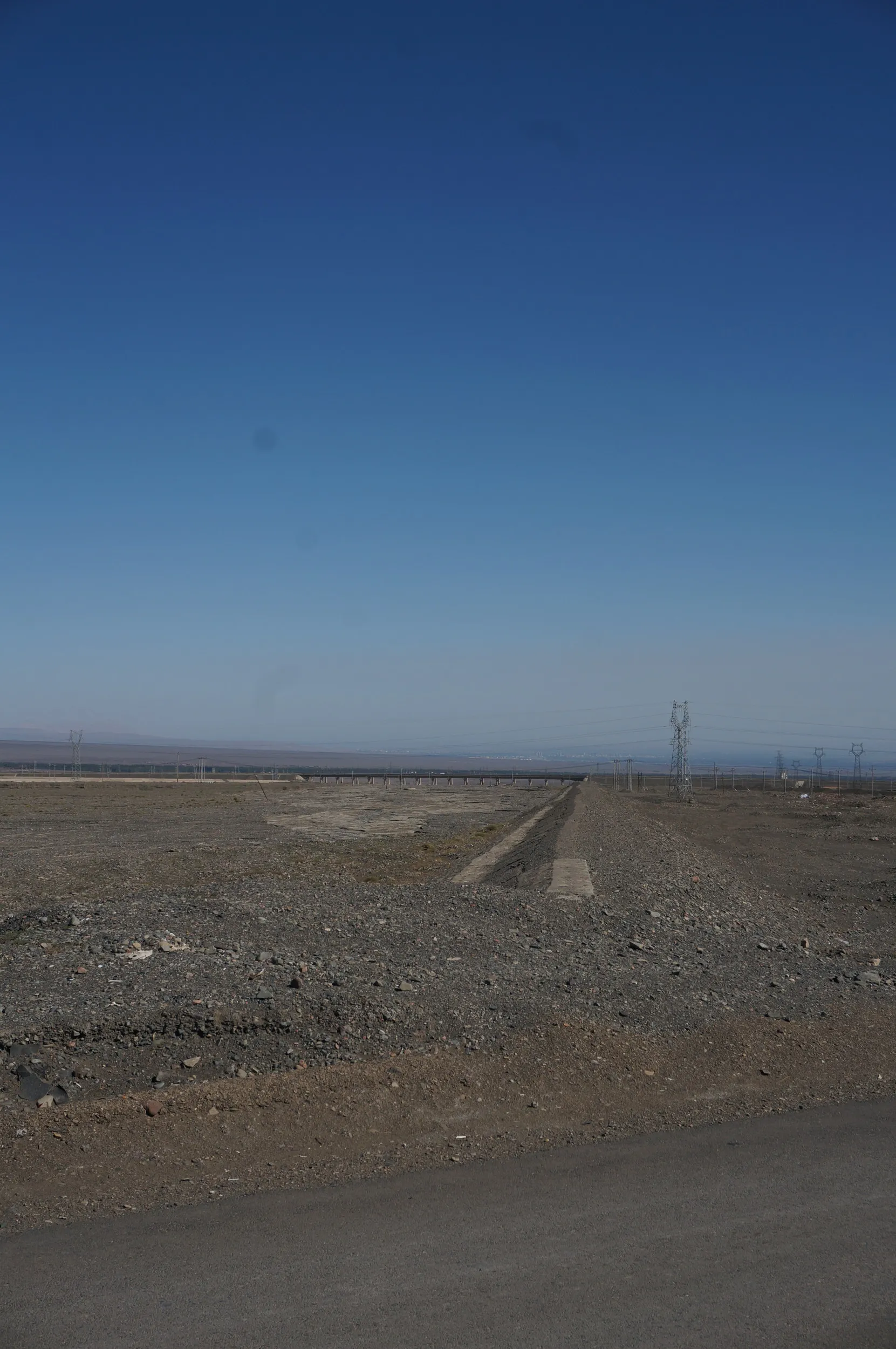 砂漠地帯を散歩