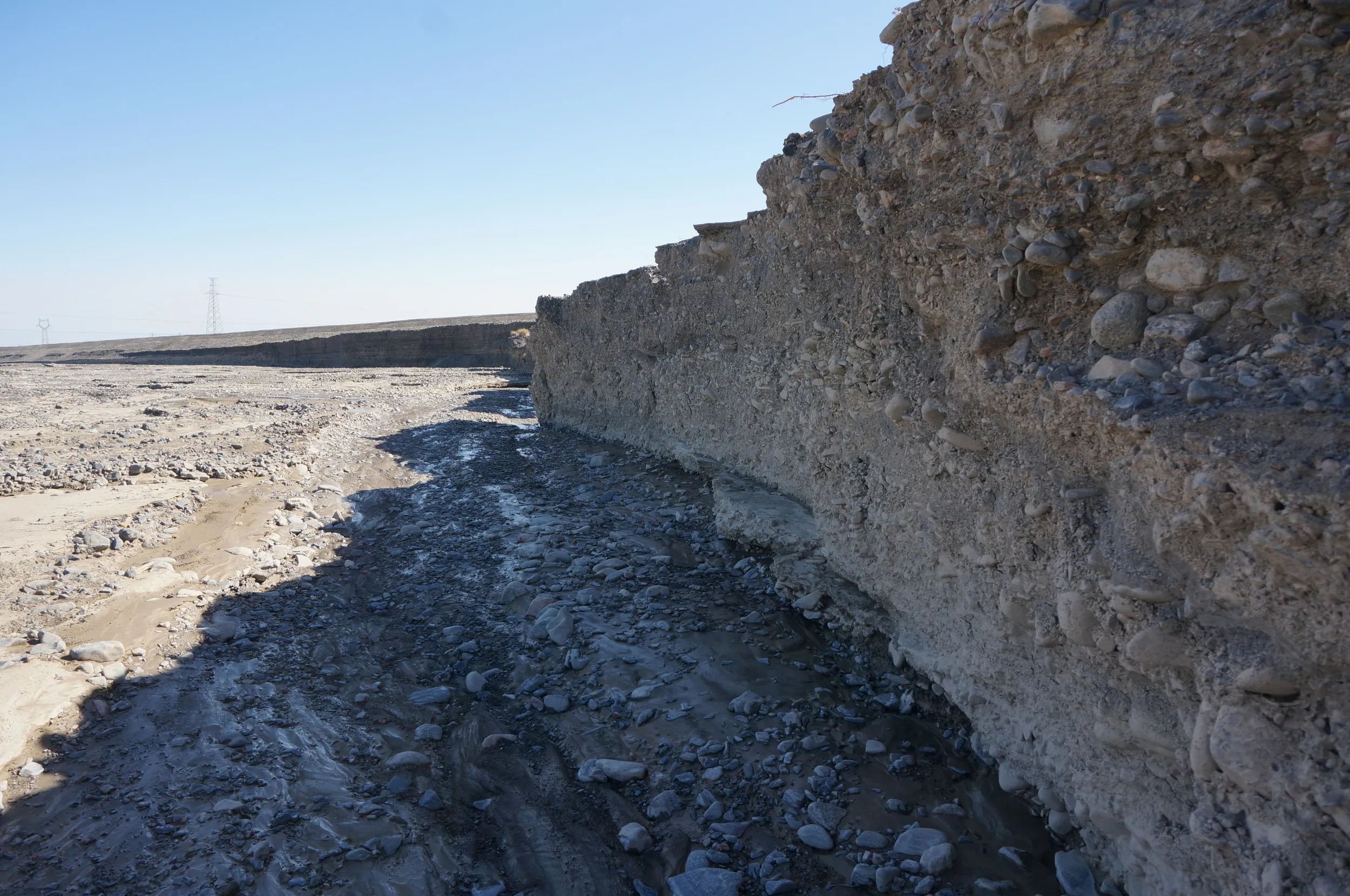 砂漠地帯を散歩