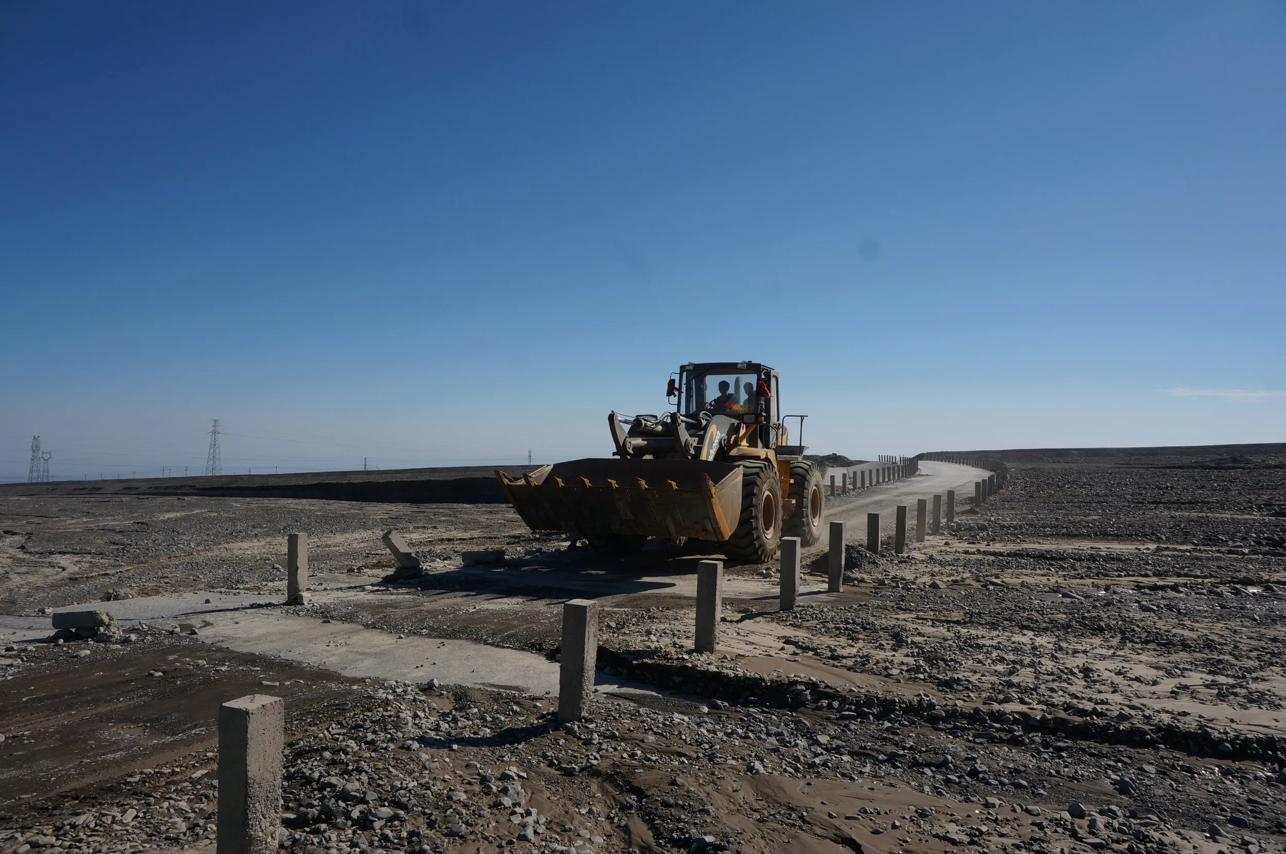 砂漠地帯を散歩