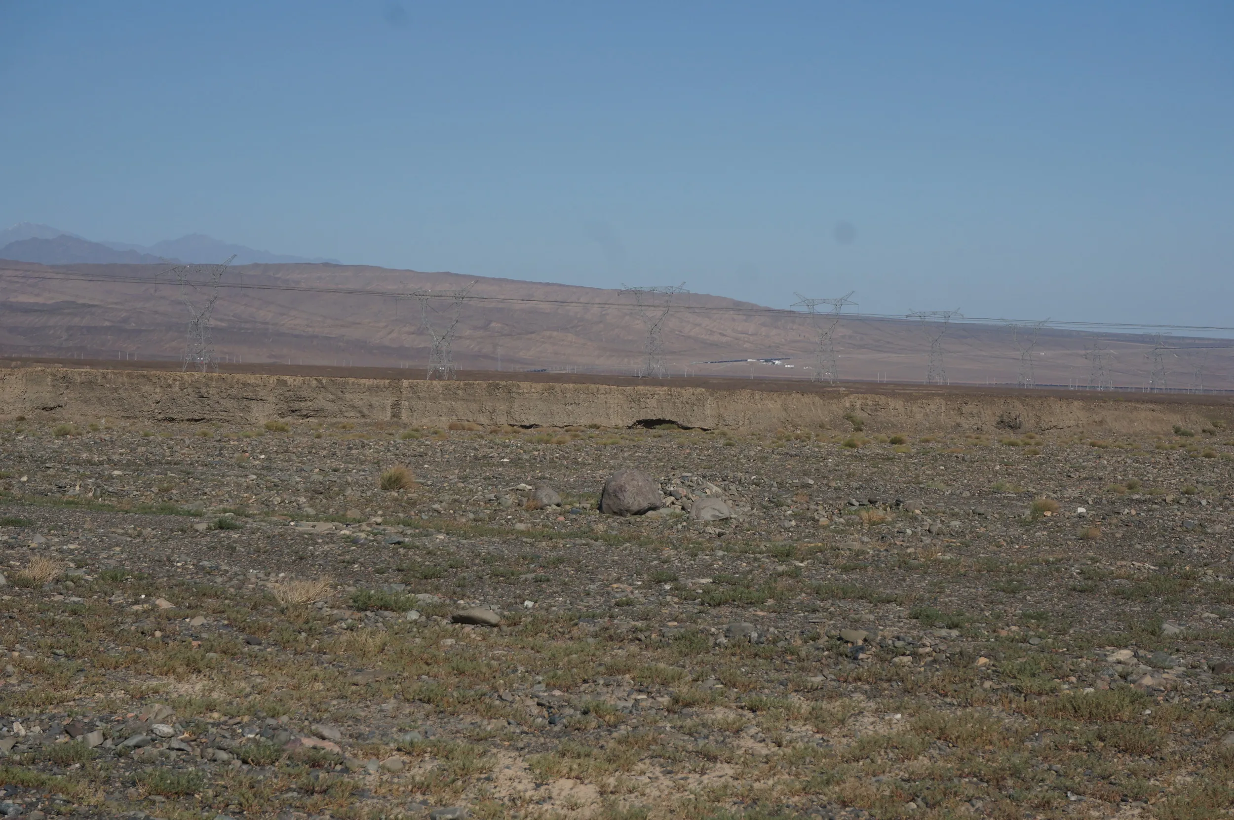 砂漠地帯を散歩