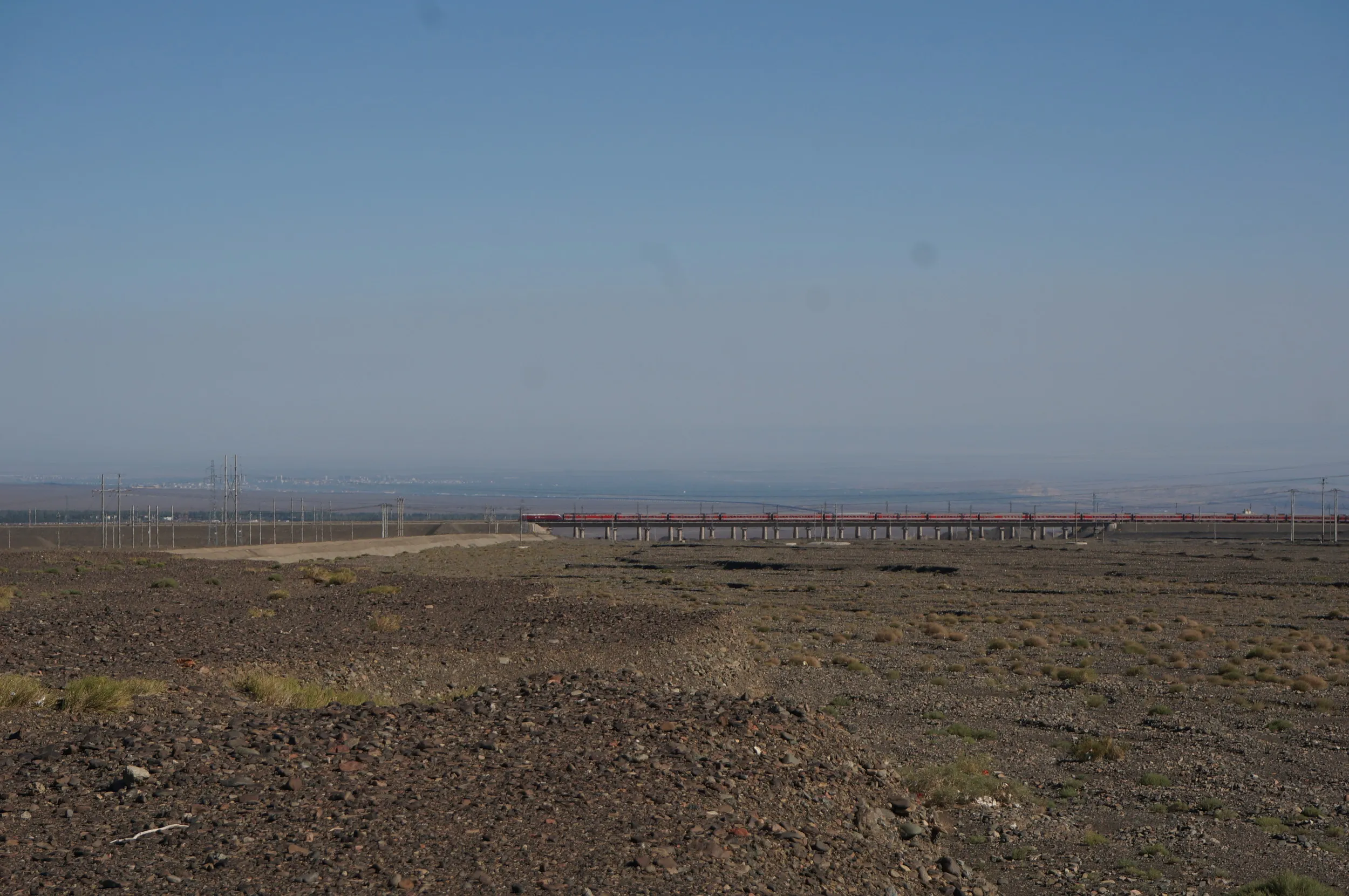 砂漠地帯を散歩