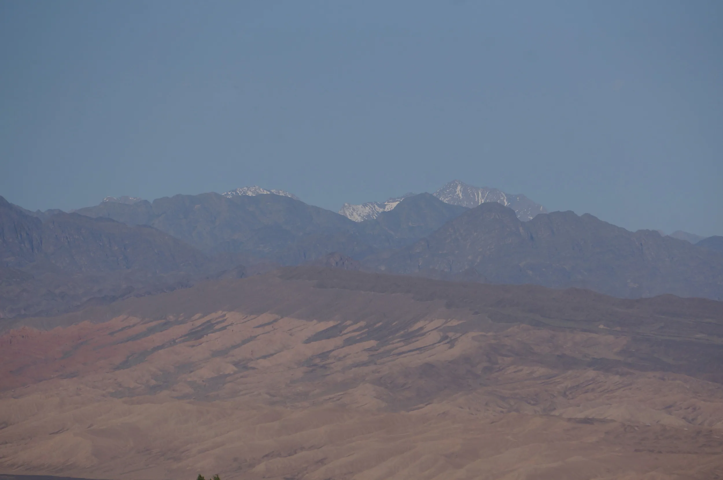 砂漠地帯を散歩
