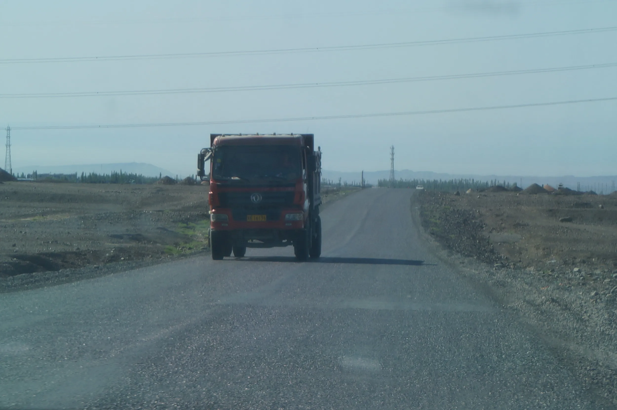 大河沿鎮から交河故城へ向け出発