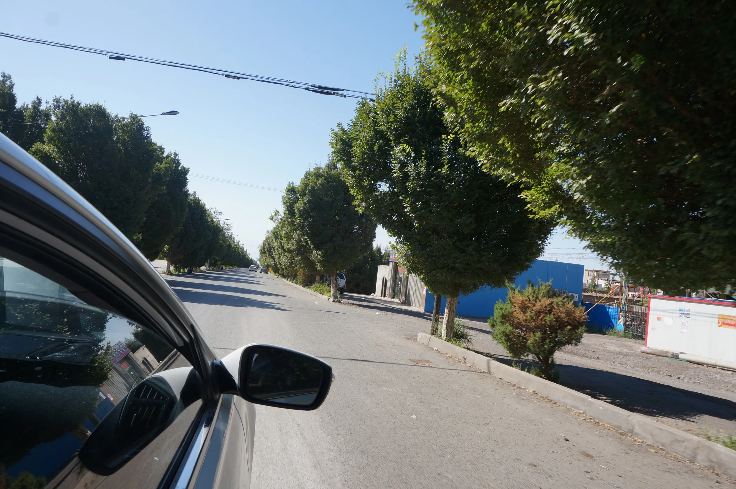 大河沿鎮から交河故城へ向け出発