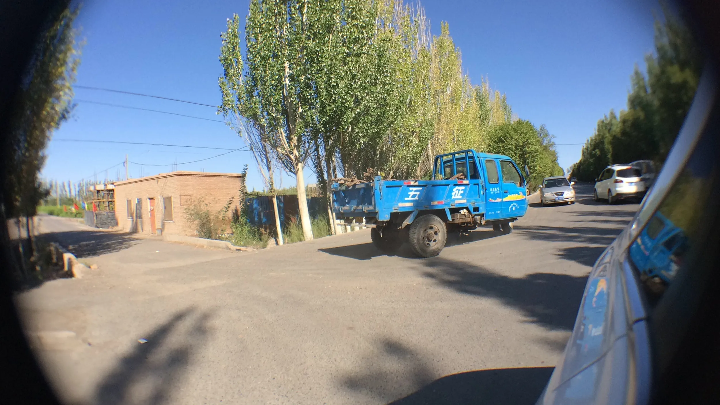 大河沿鎮から交河故城へ向け出発