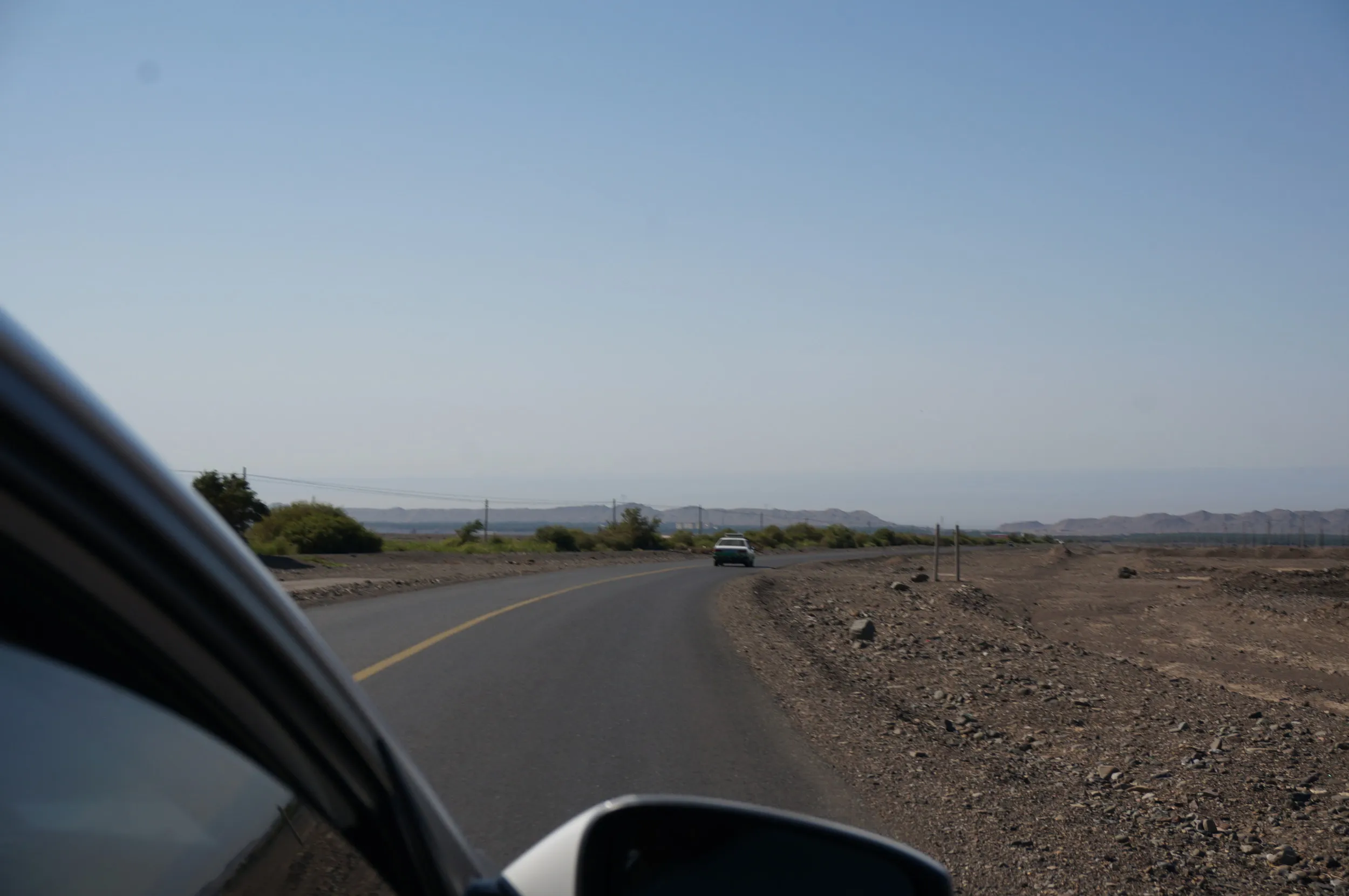大河沿鎮から交河故城へ向け出発