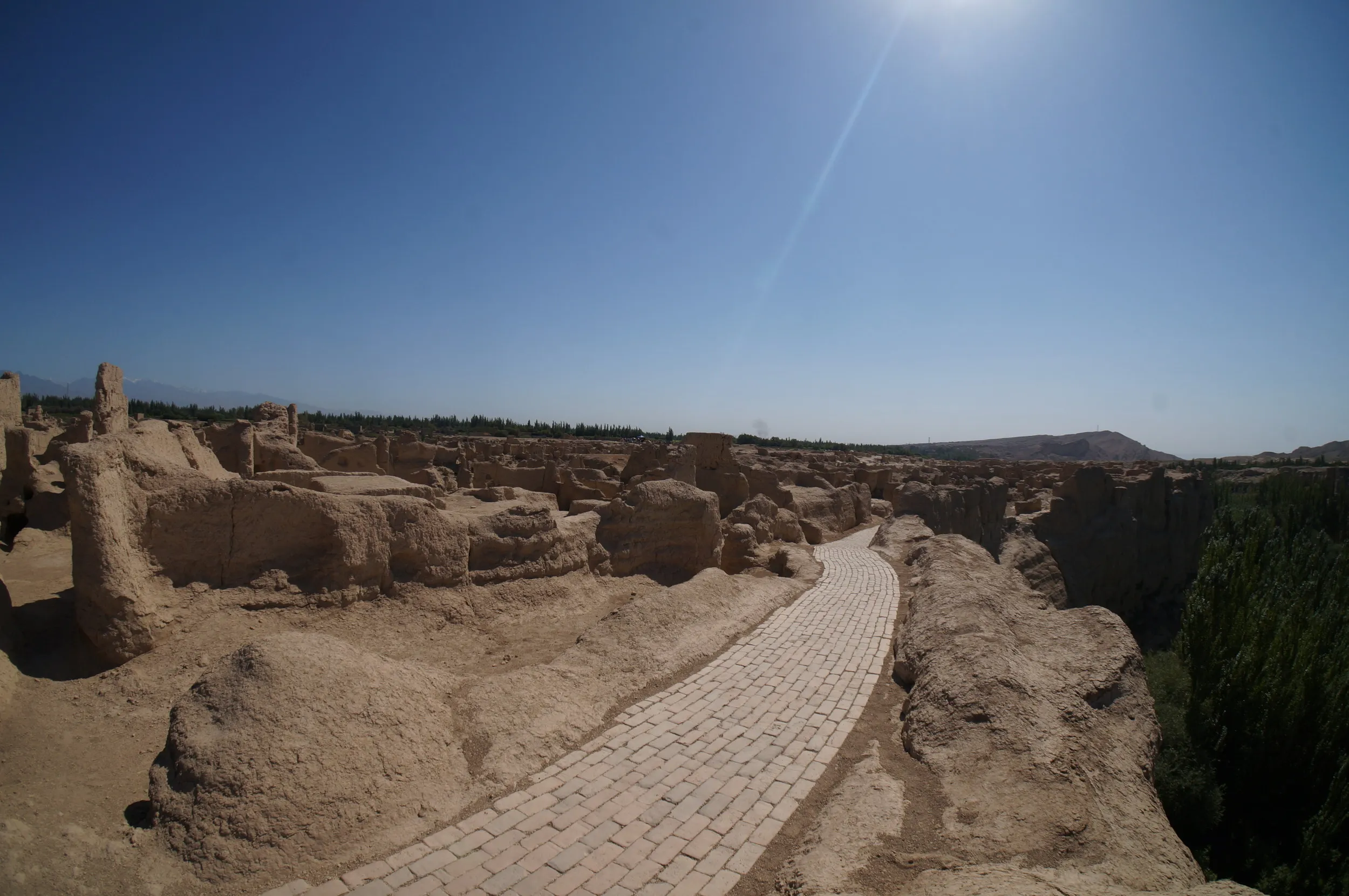 交河故城を観光