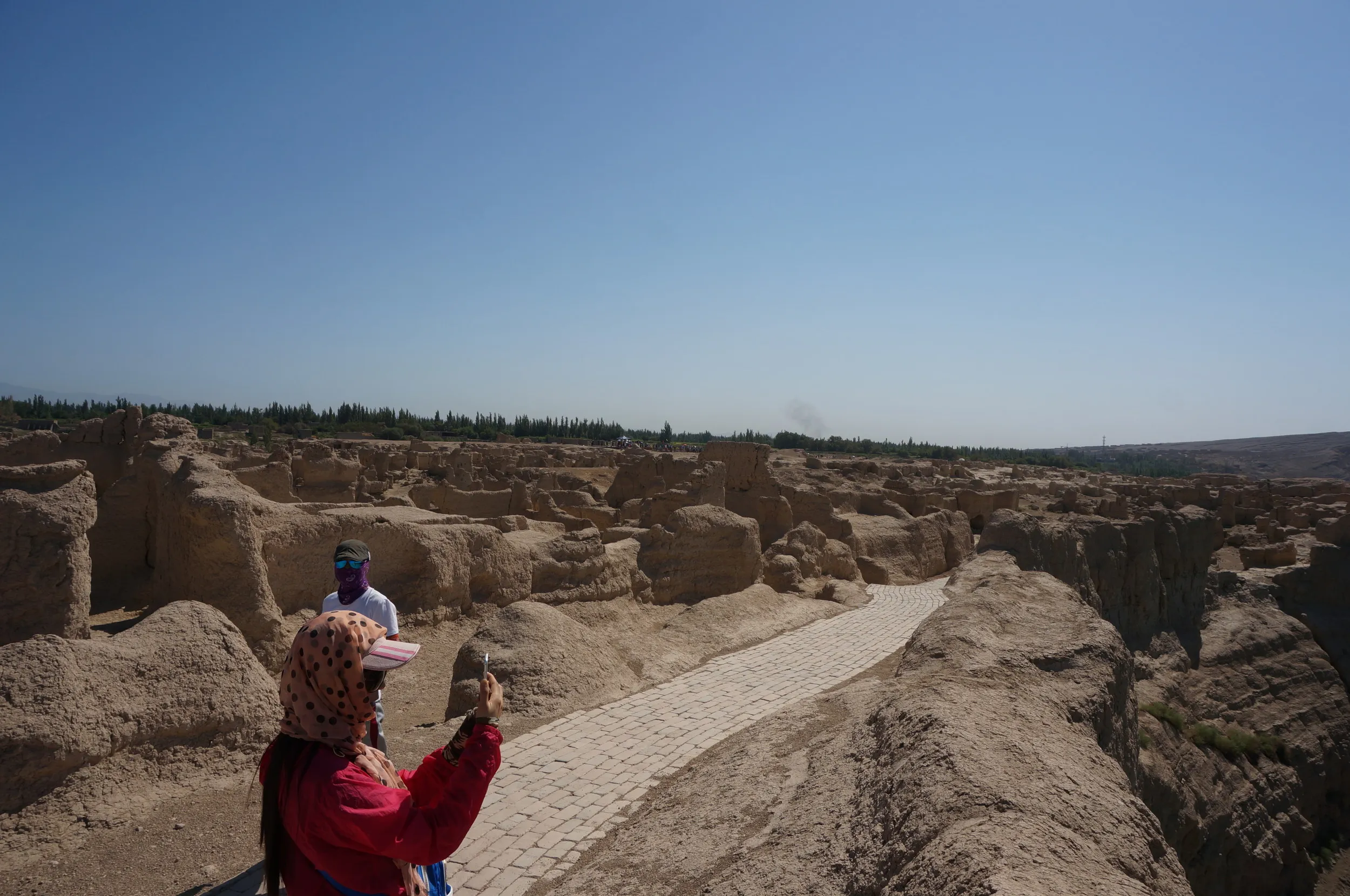 交河故城を観光