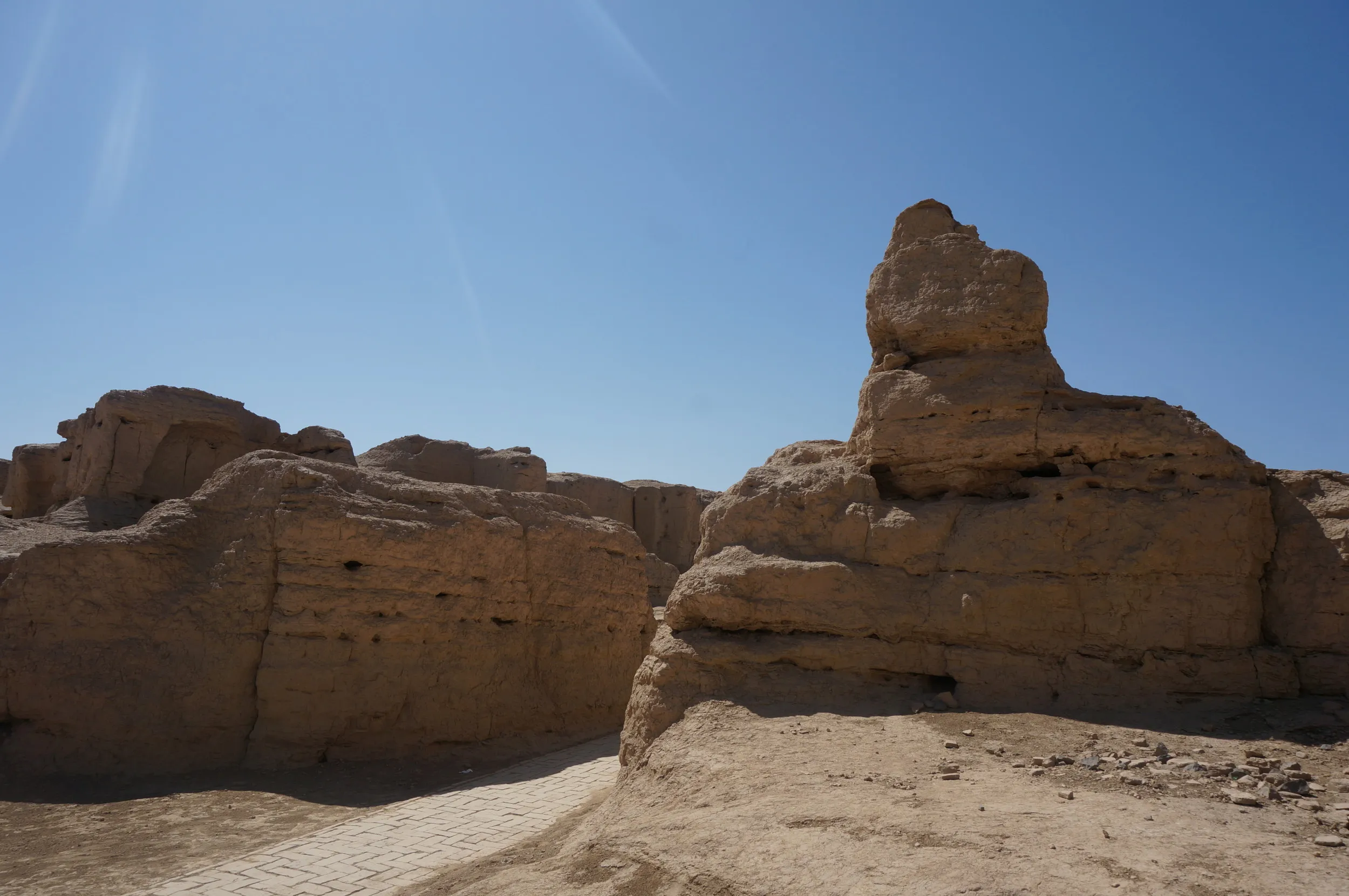 交河故城を観光