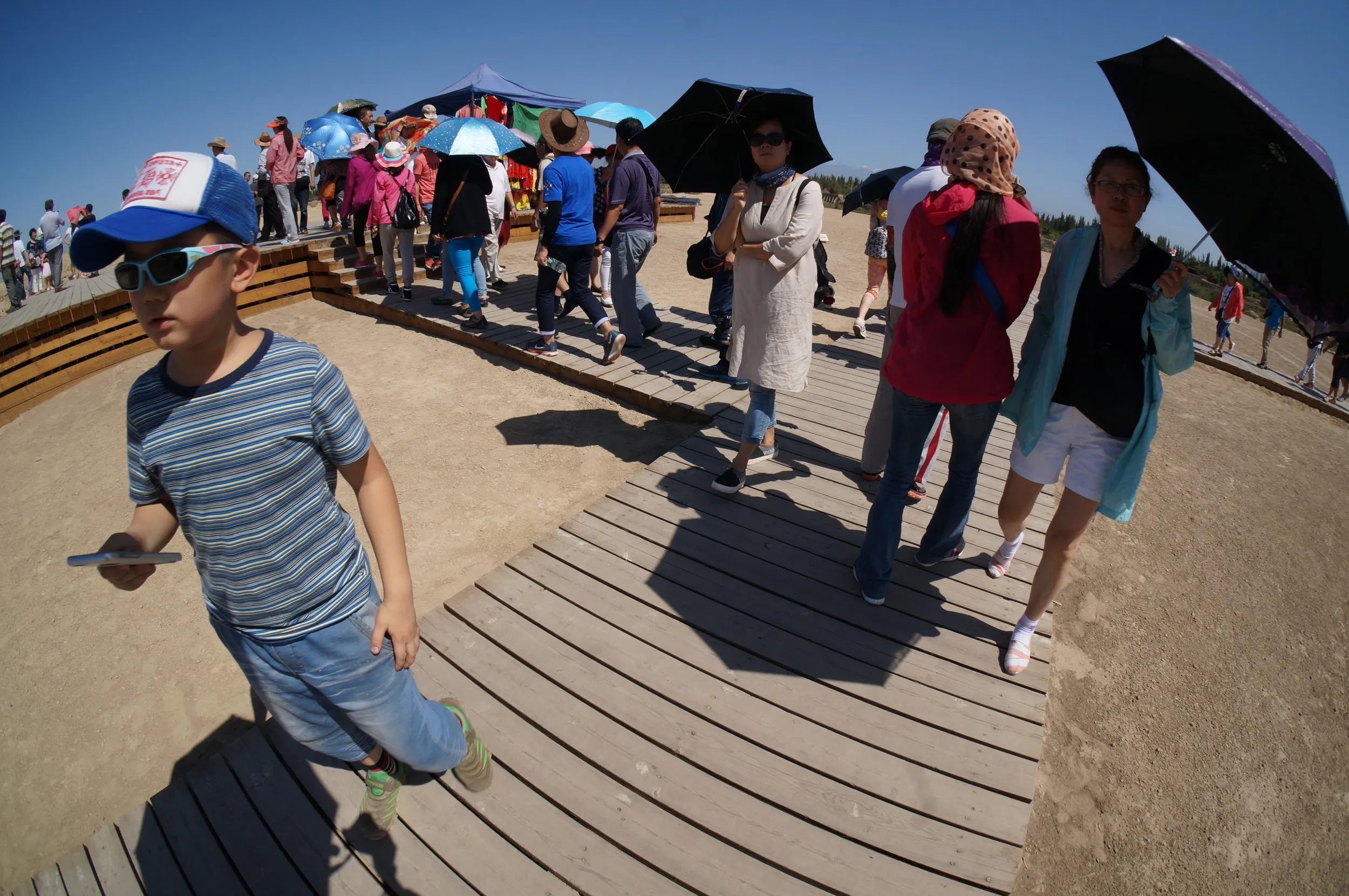 交河故城を観光