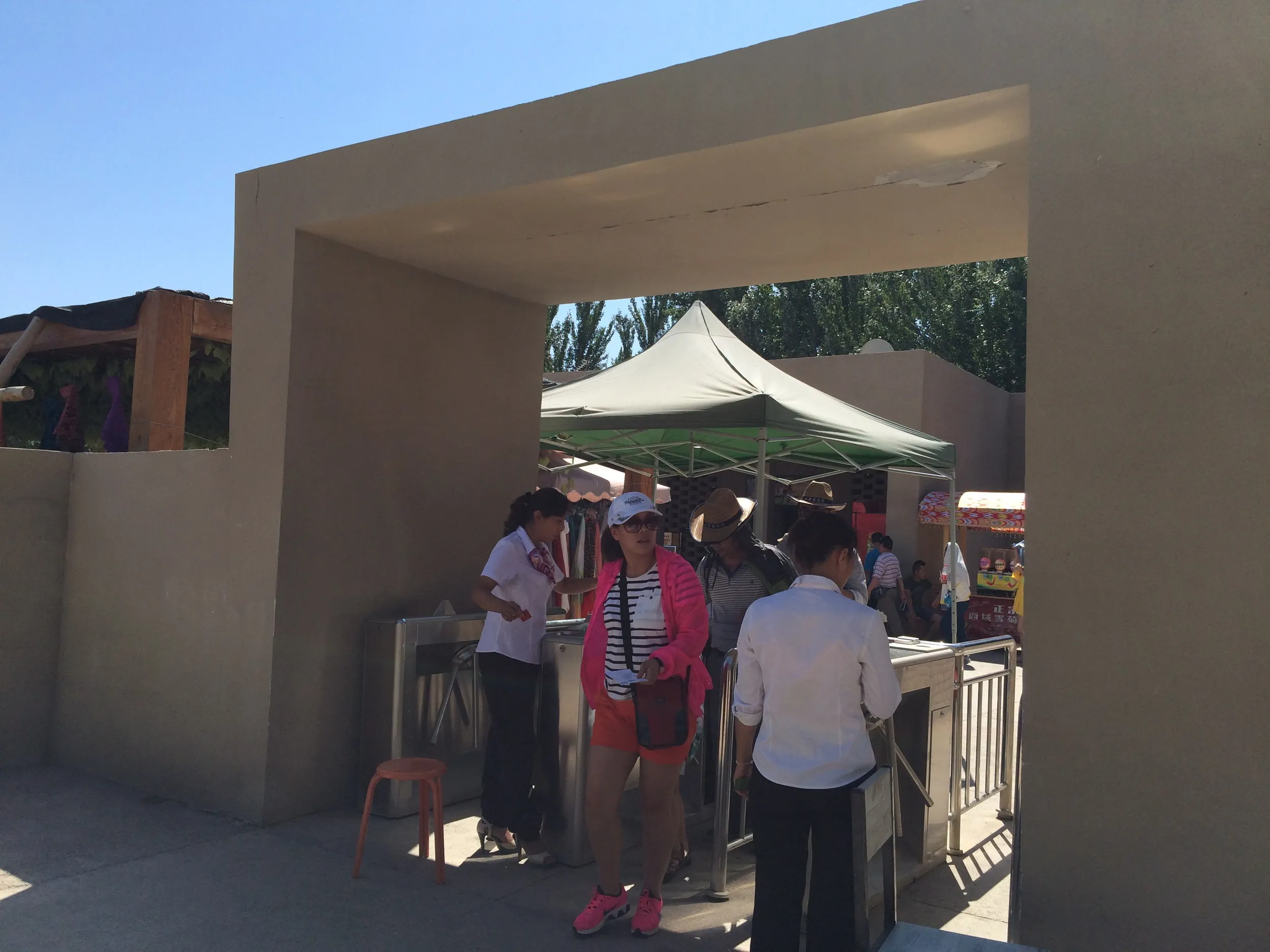 交河故城を観光