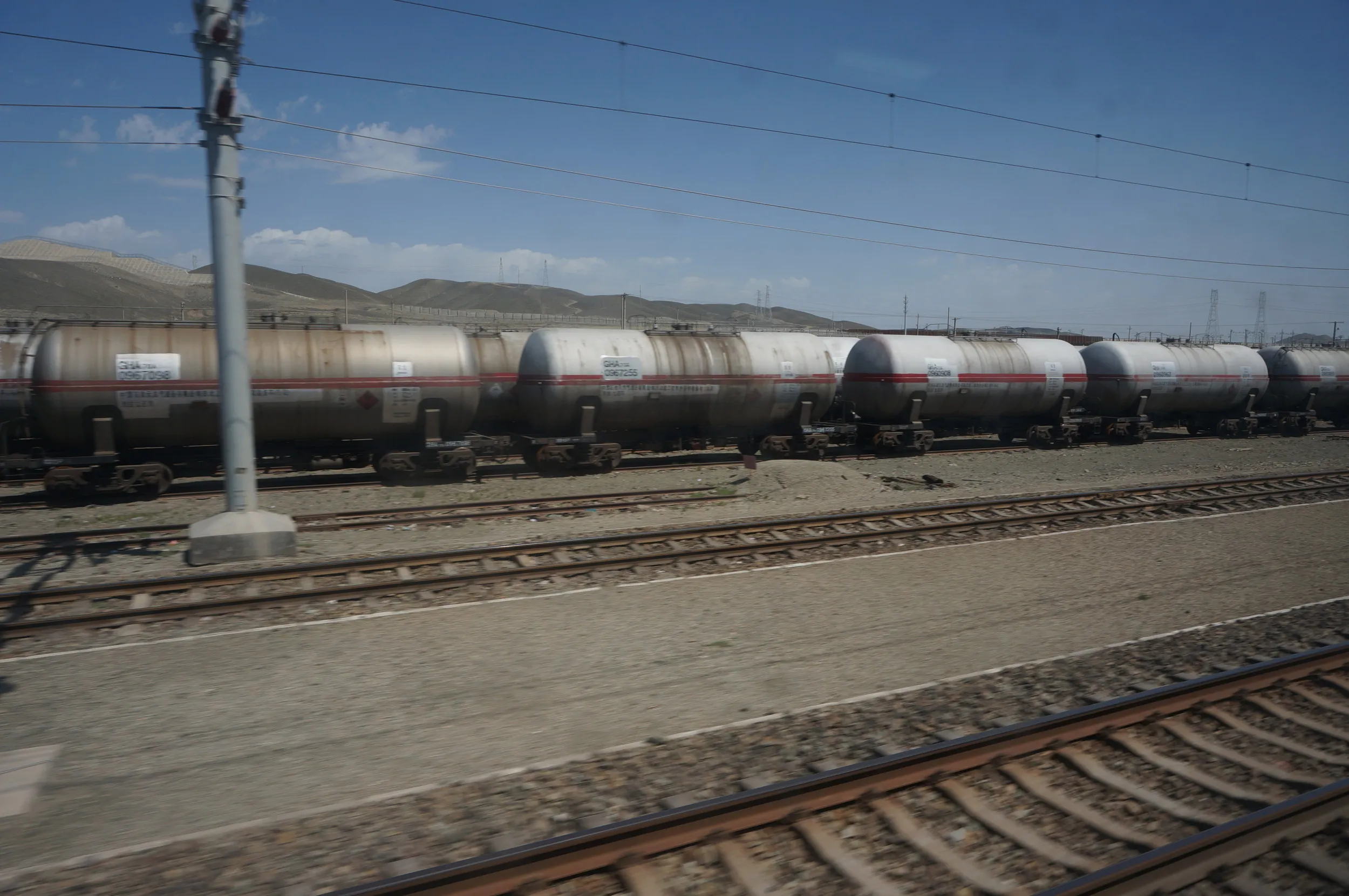 トルファン～ウルムチ間の車窓風景