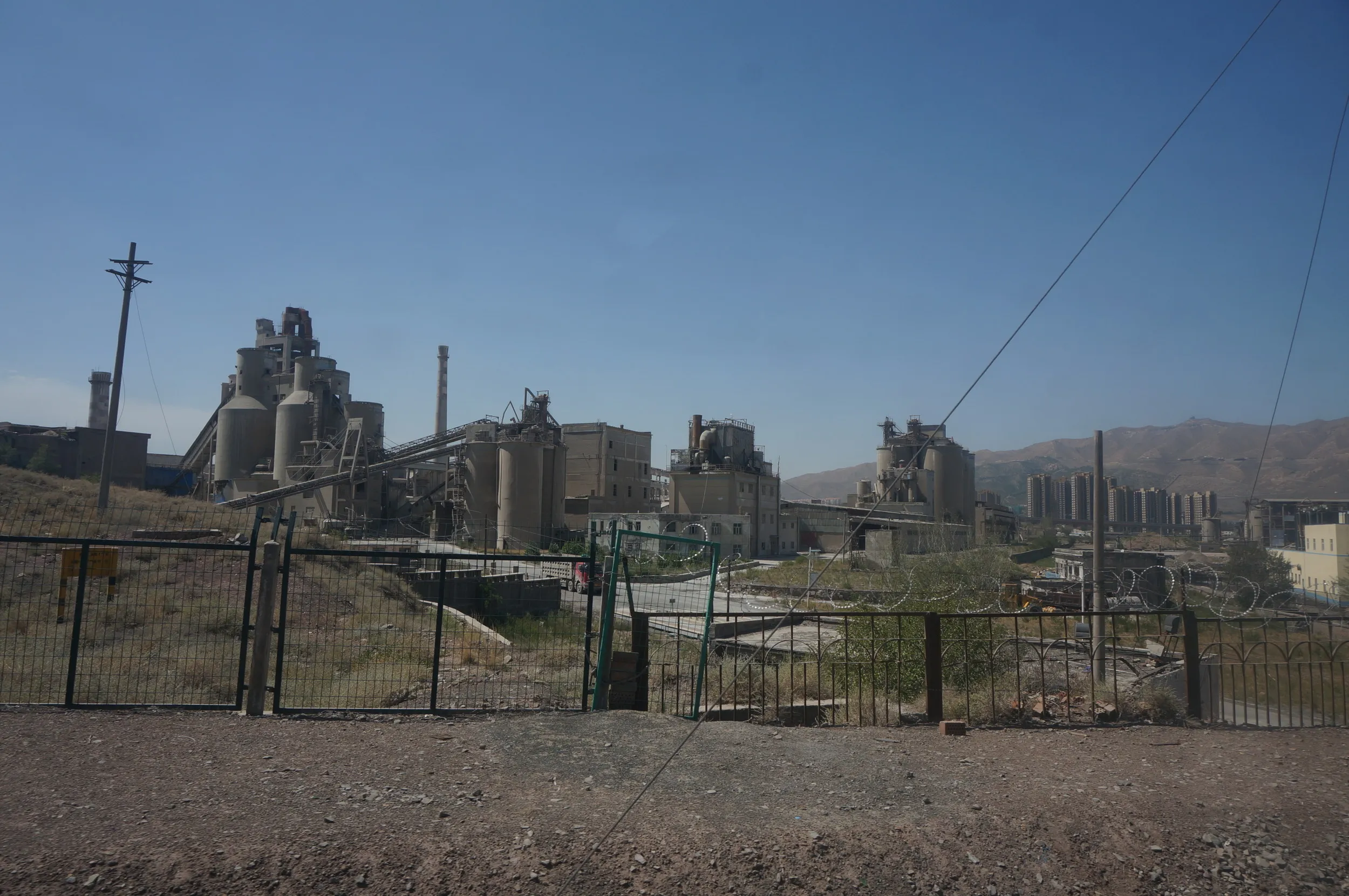 トルファン～ウルムチ間の車窓風景