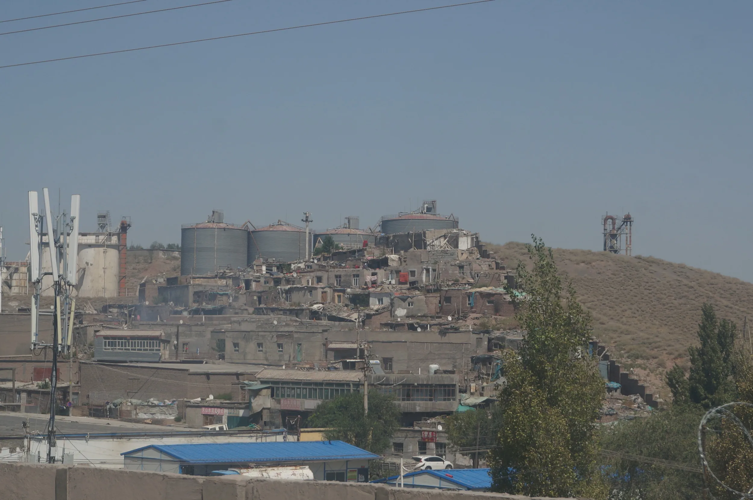 トルファン～ウルムチ間の車窓風景