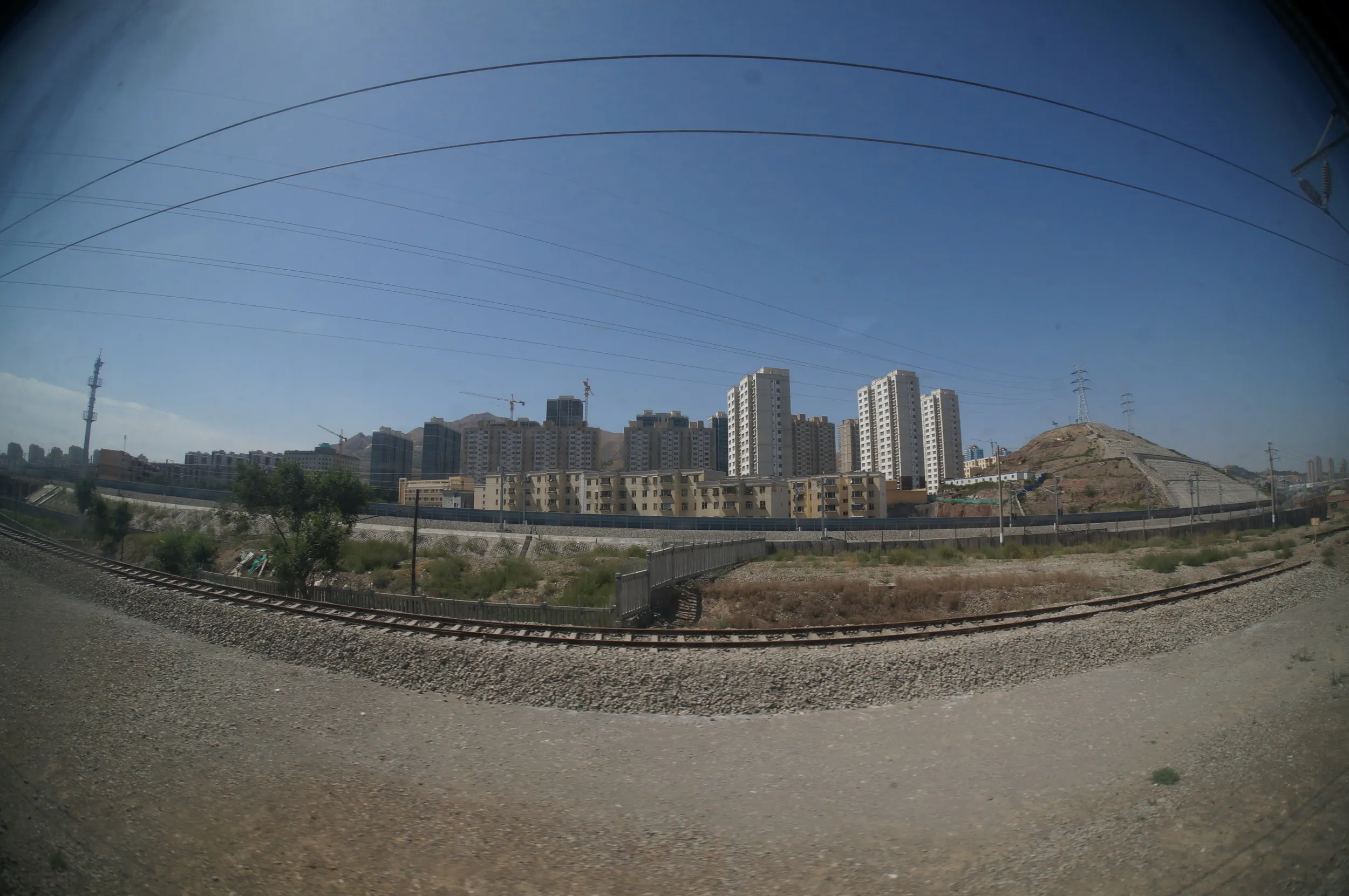 トルファン～ウルムチ間の車窓風景