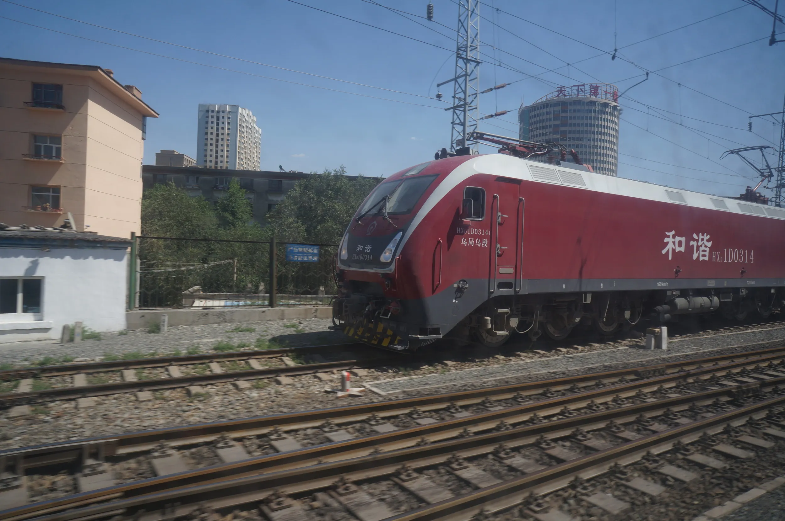 トルファン～ウルムチ間の車窓風景