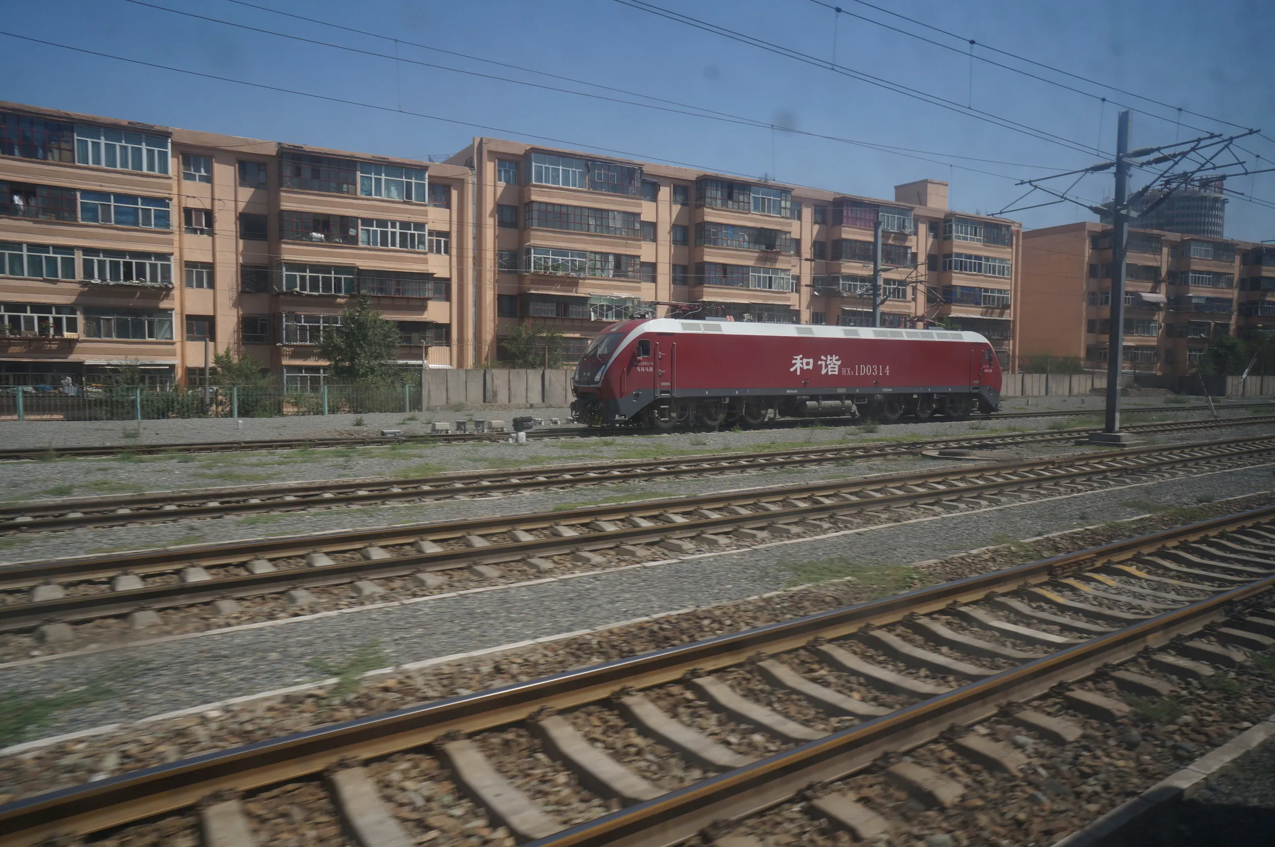 トルファン～ウルムチ間の車窓風景