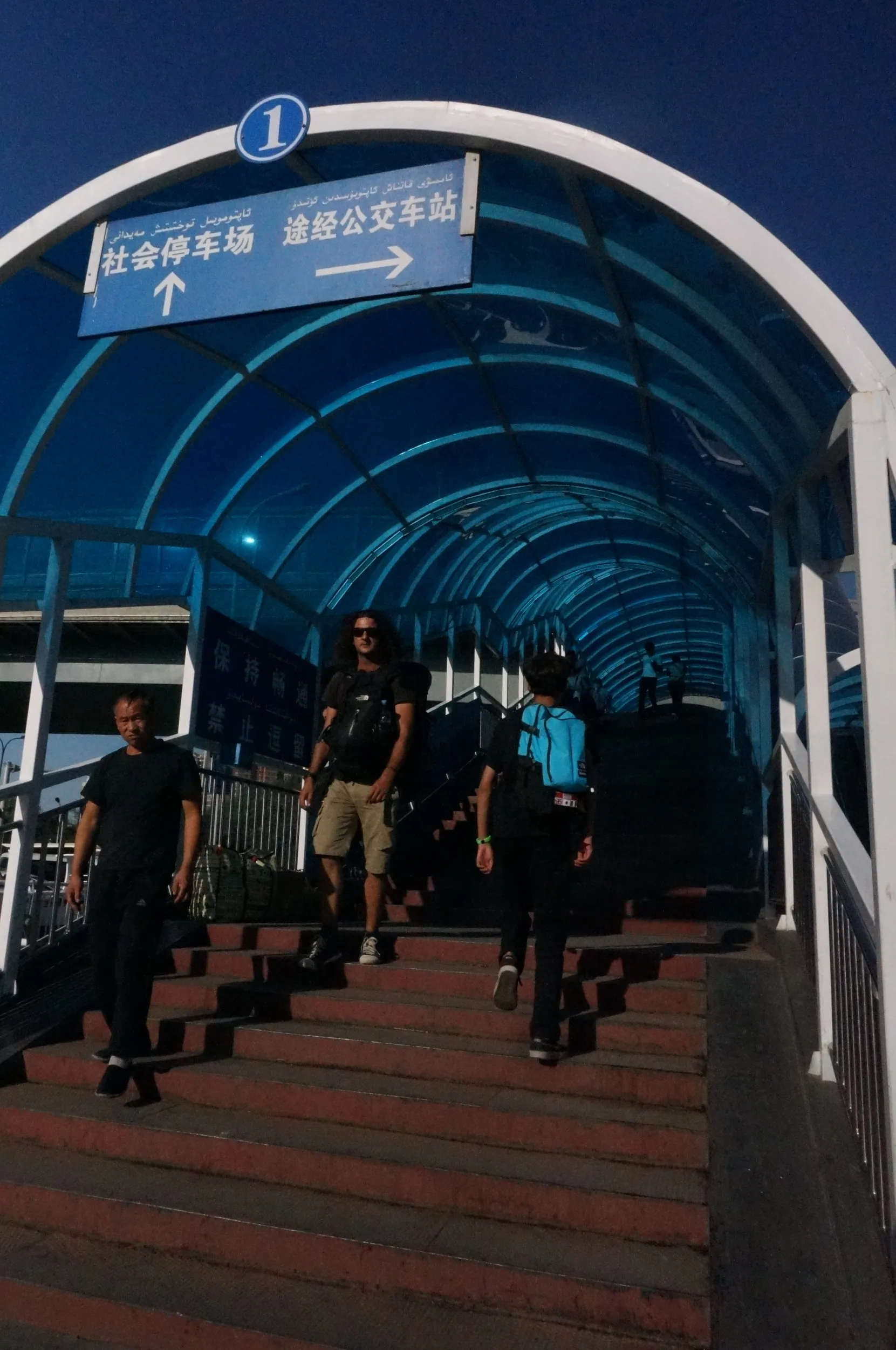 ウルムチ市内を散歩