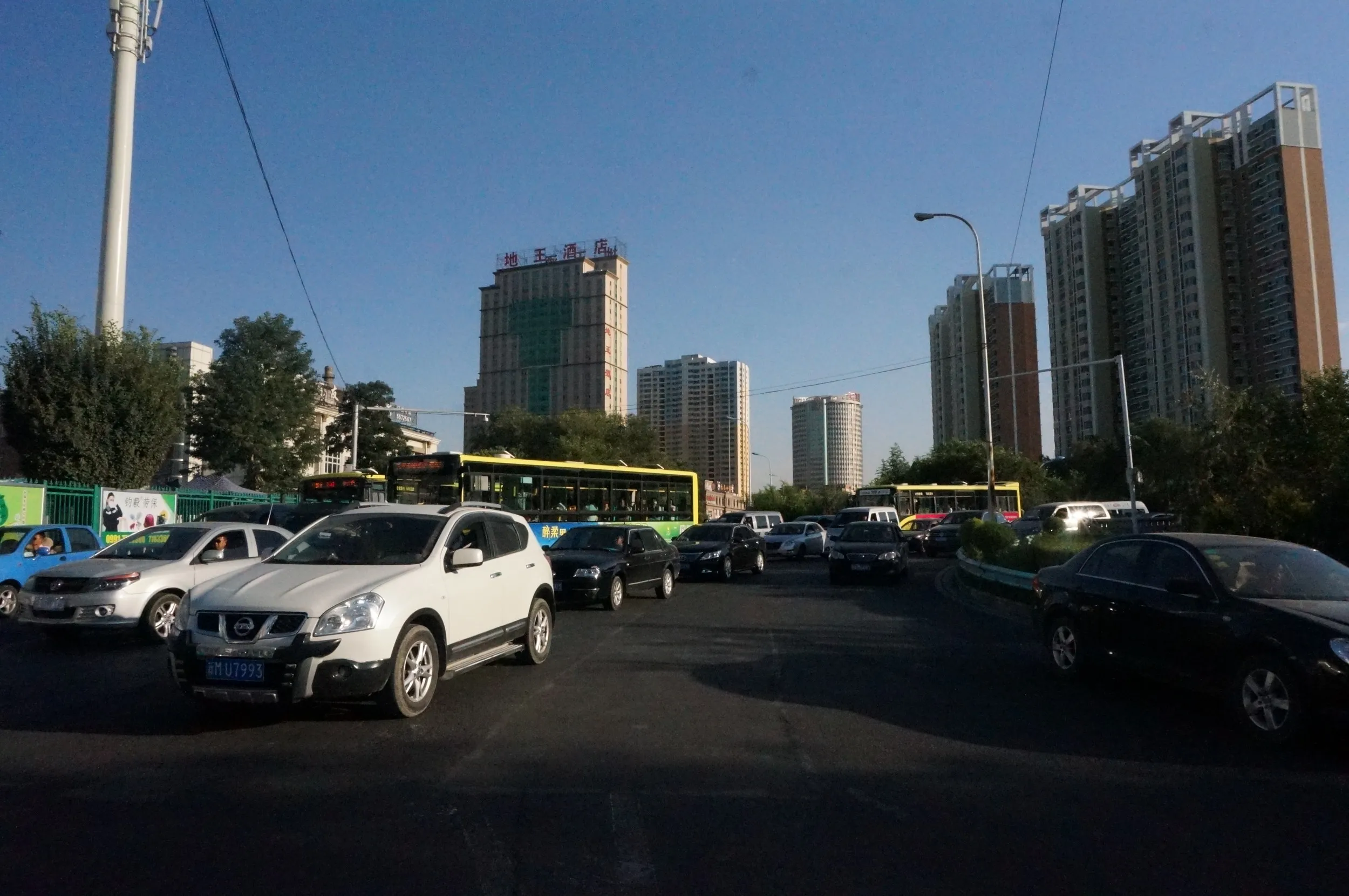 ウルムチ市内を散歩