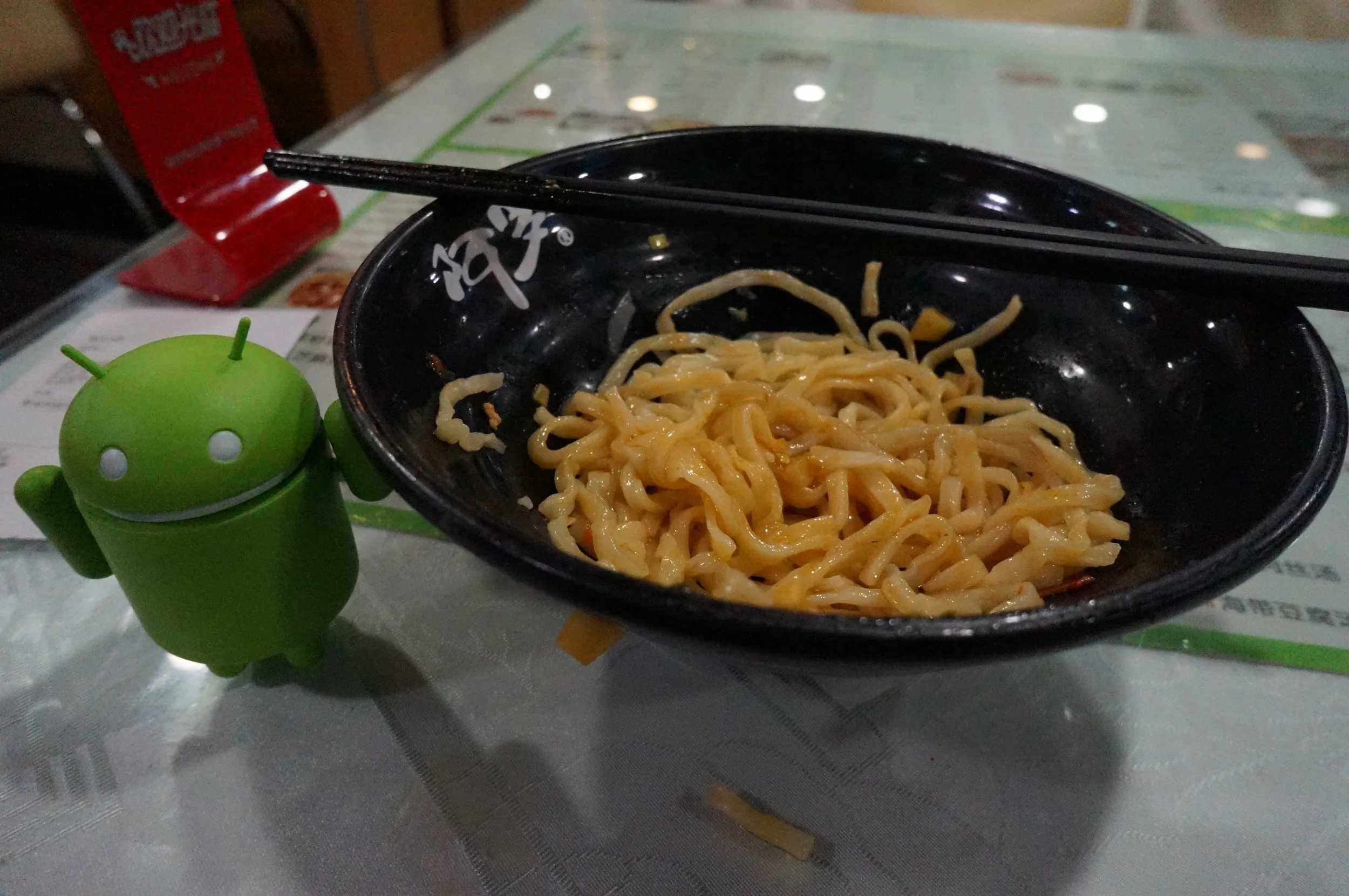 ドロイド君と夕食を食す