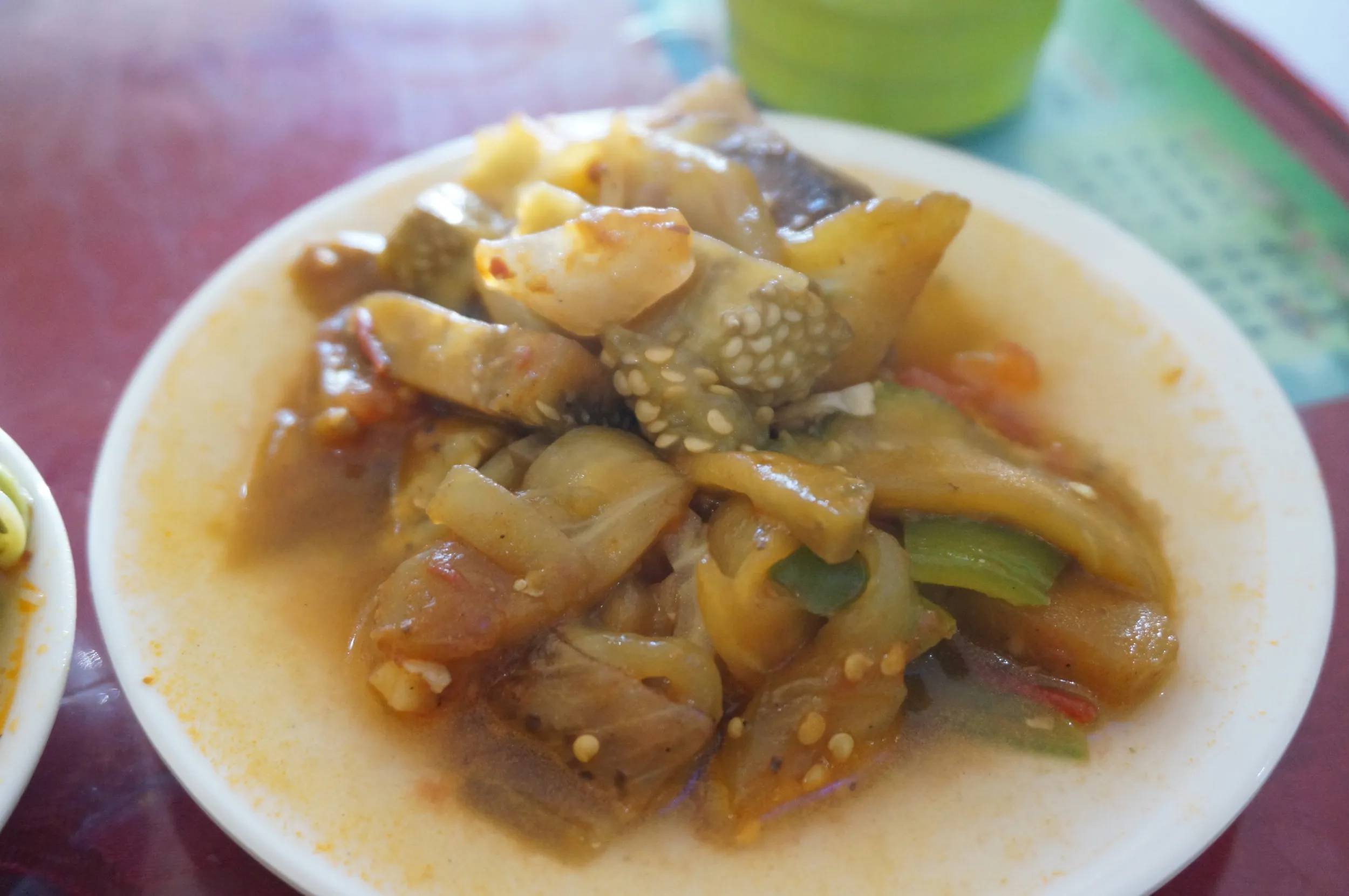 ウイグル族の食堂で初の朝食