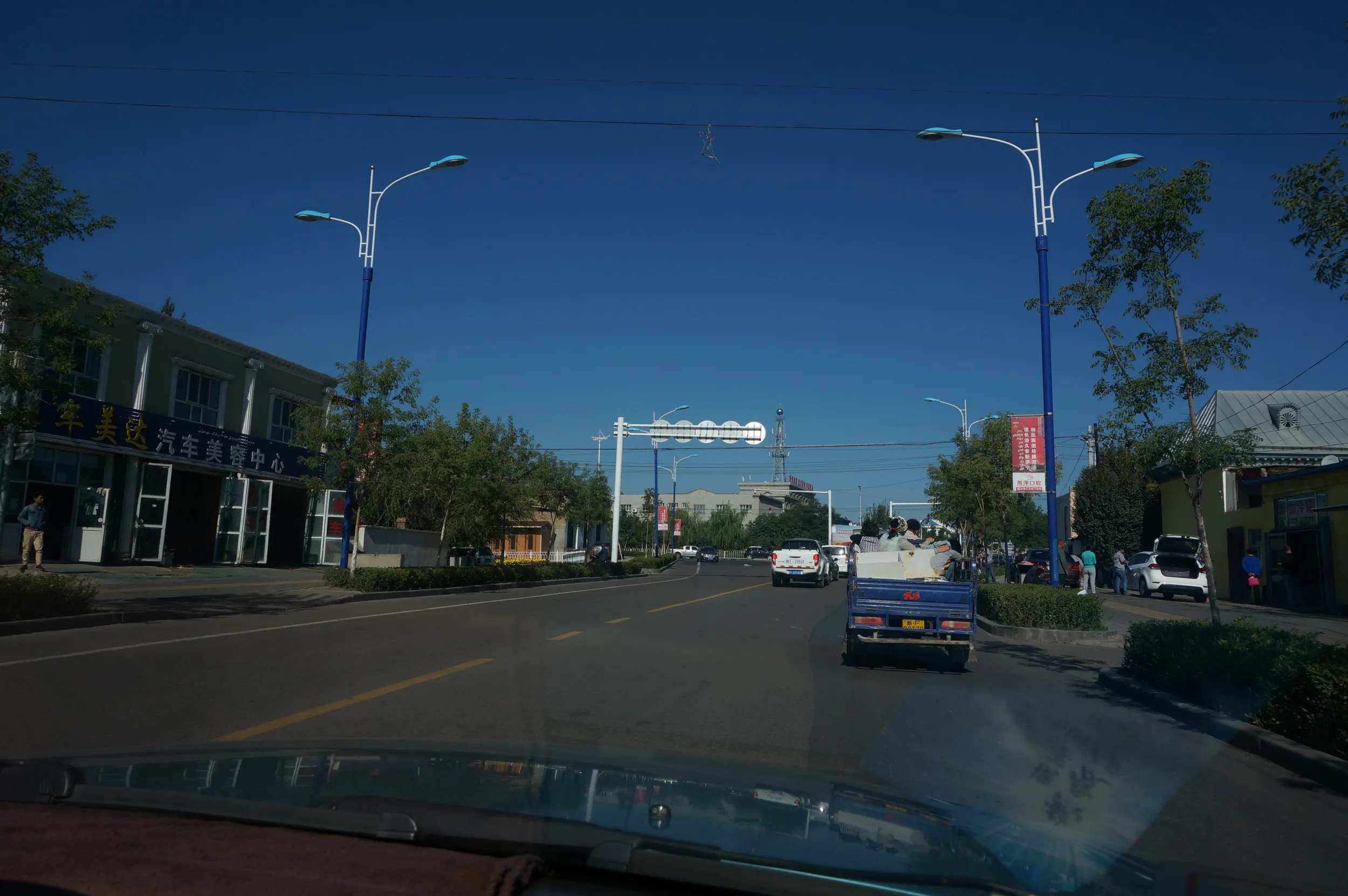 伊寧市内の風景