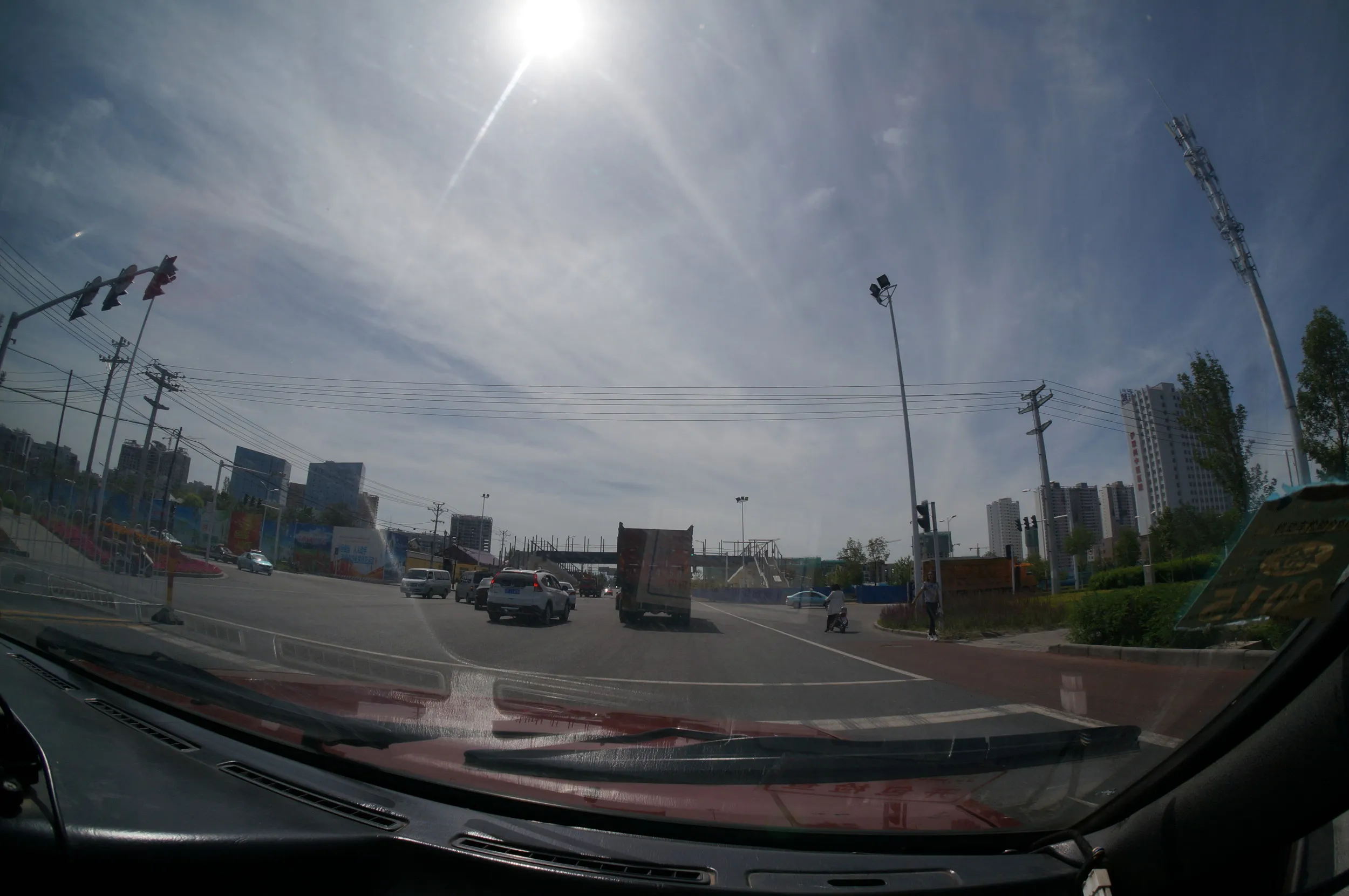 伊寧市内の風景